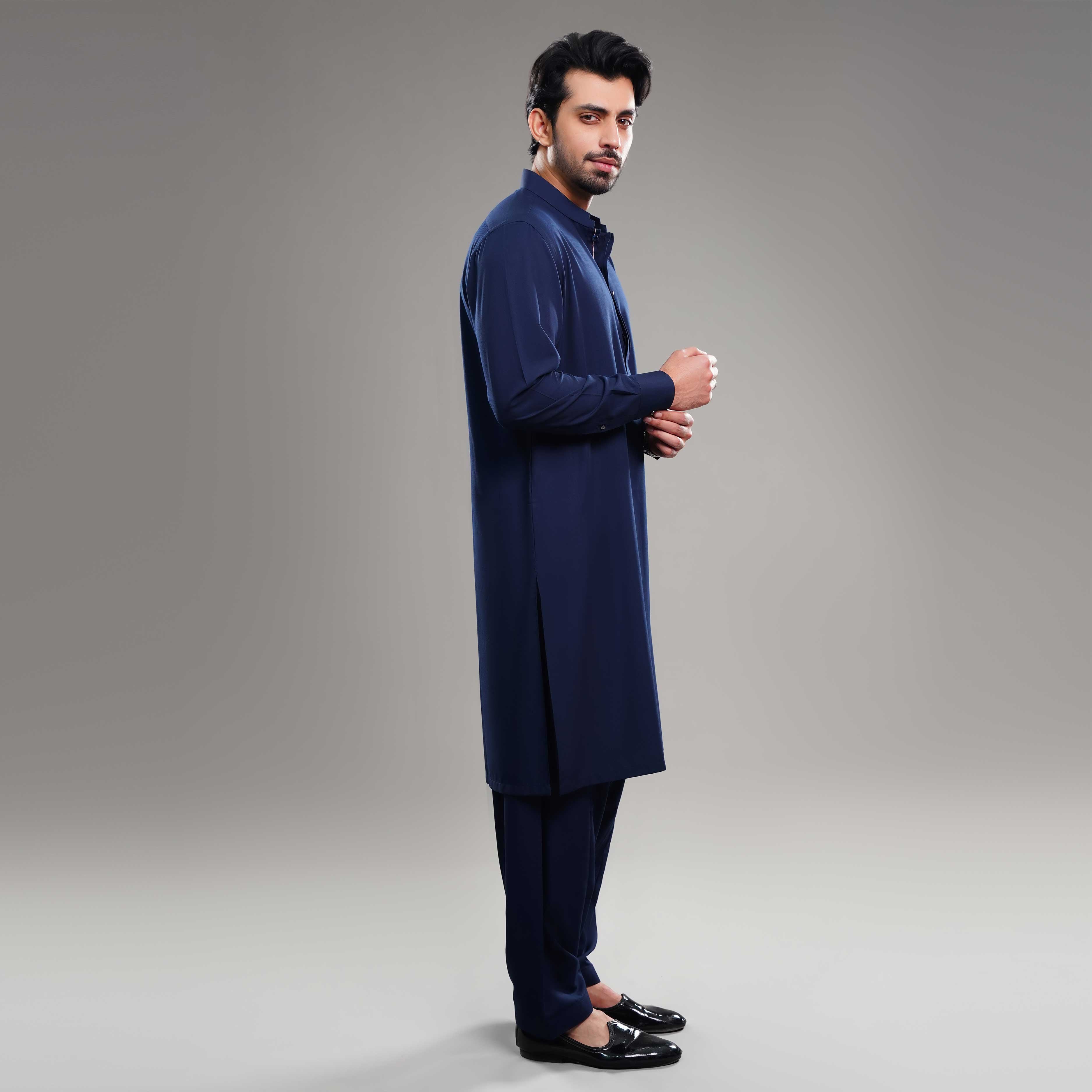 NAVY BLUE EASE SUIT(ART241)