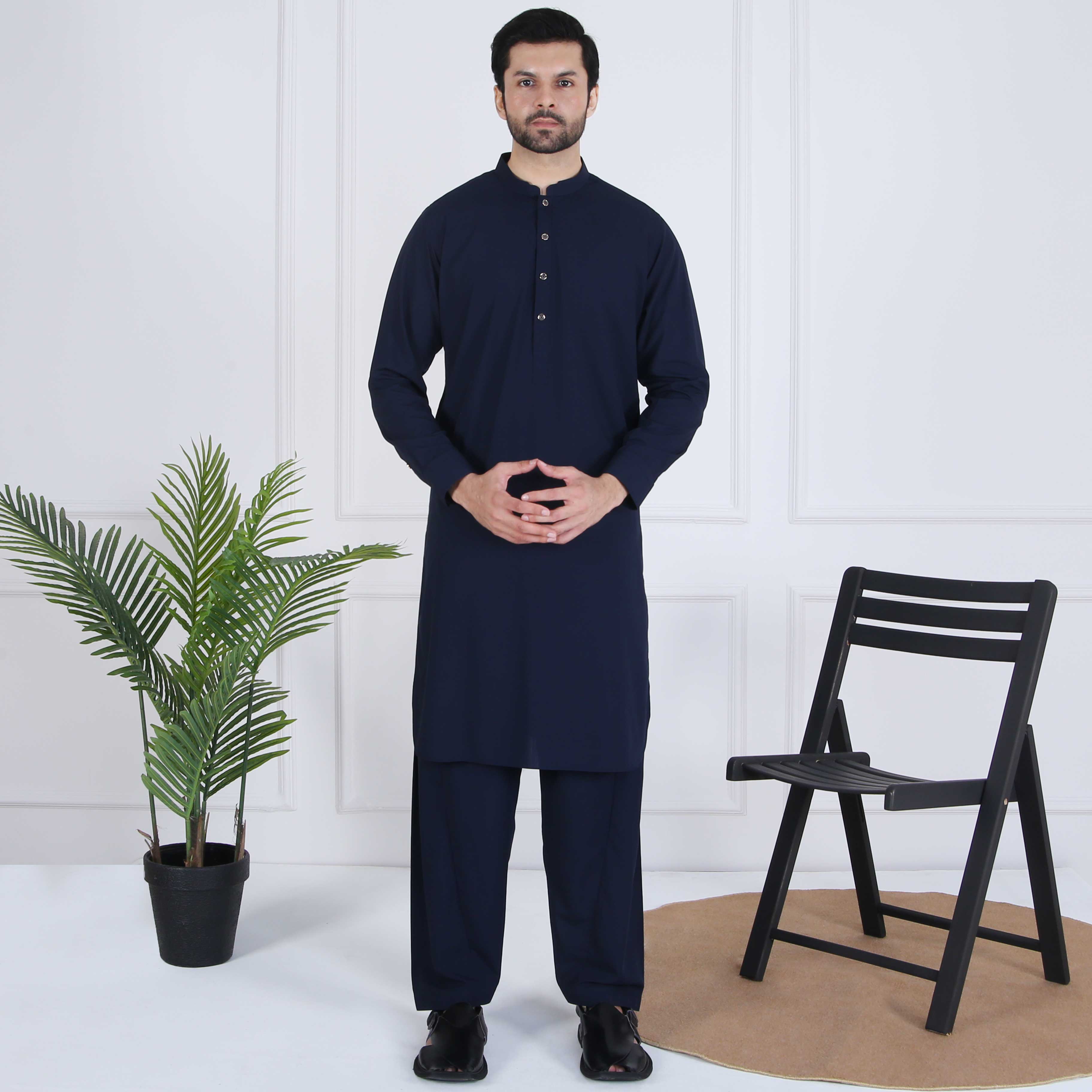 NAVY BLUE SHALWAR QAMEEZ(ART198)