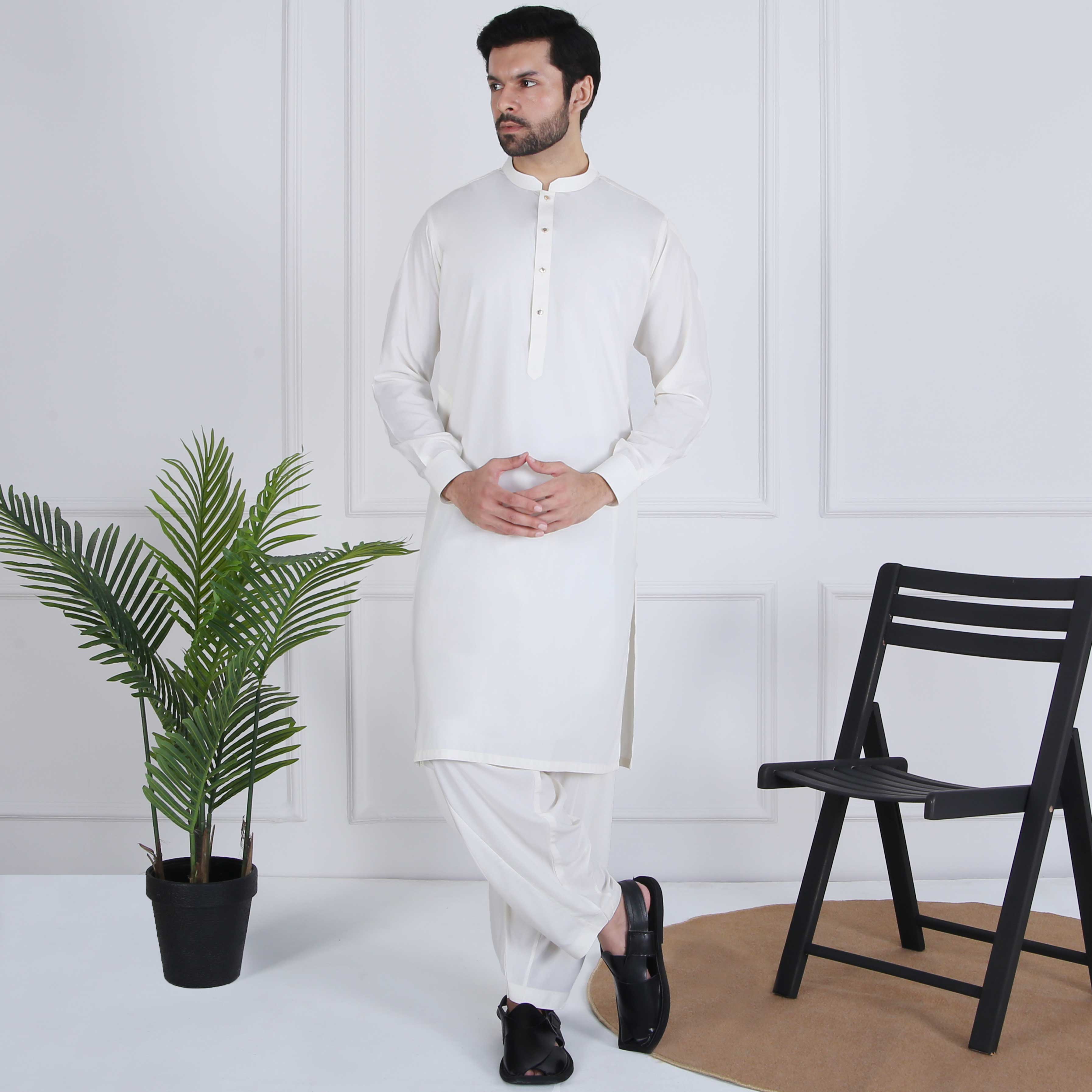 OFF WHITE SHALWAR QAMEEZ(ART212)