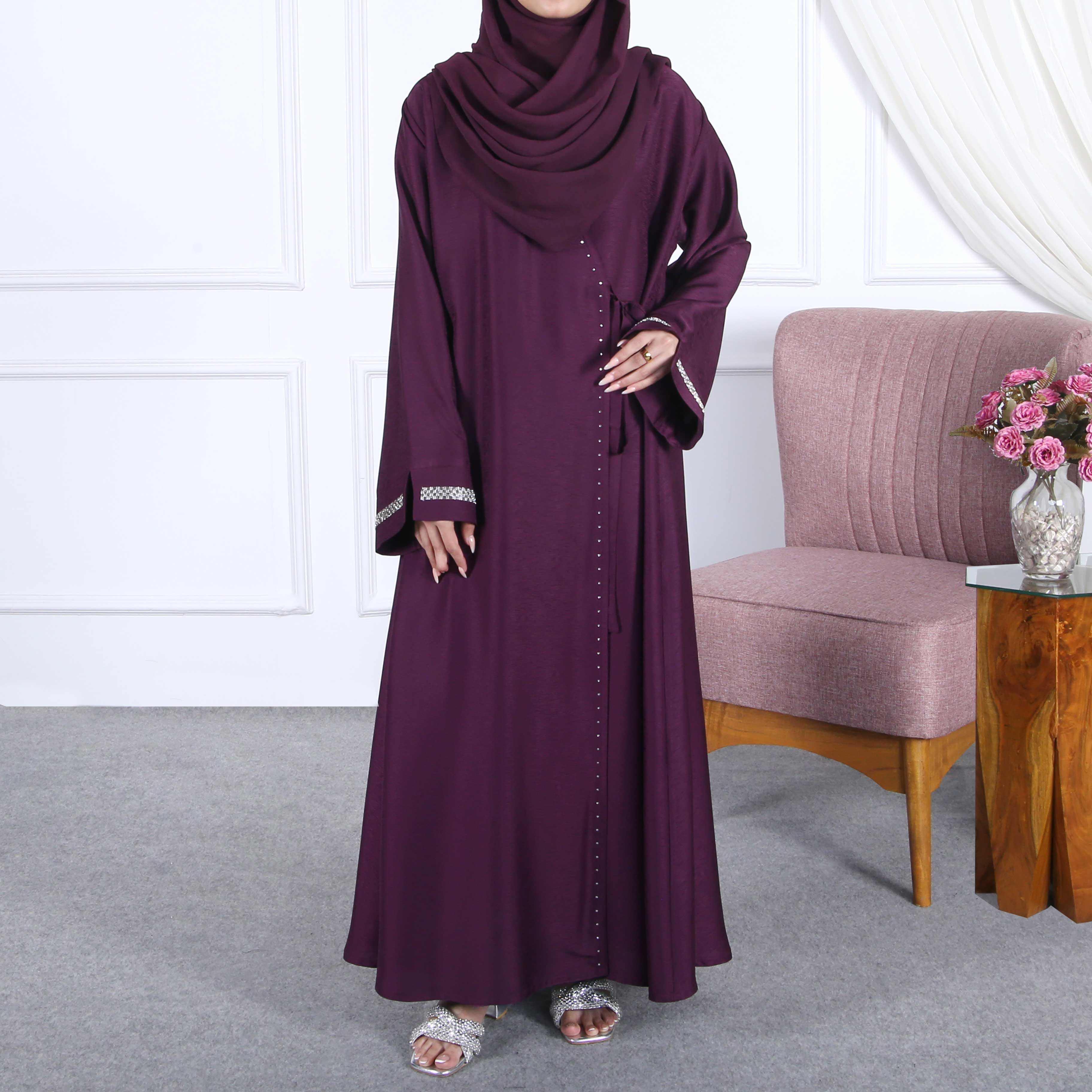 ROYAL PURPLE ABAYA(RB886)