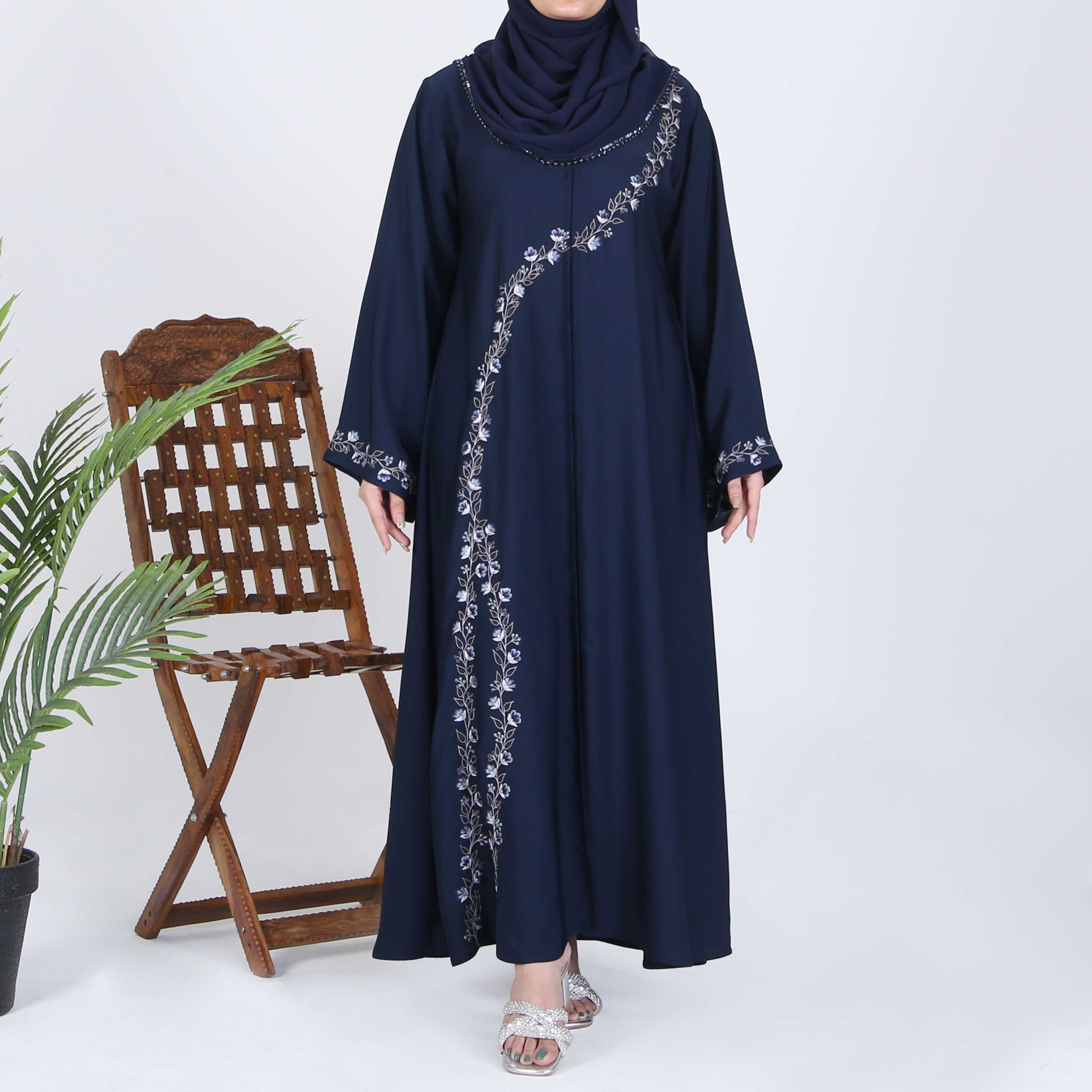 BLOOMING ELEGANCE ABAYA (RB868)