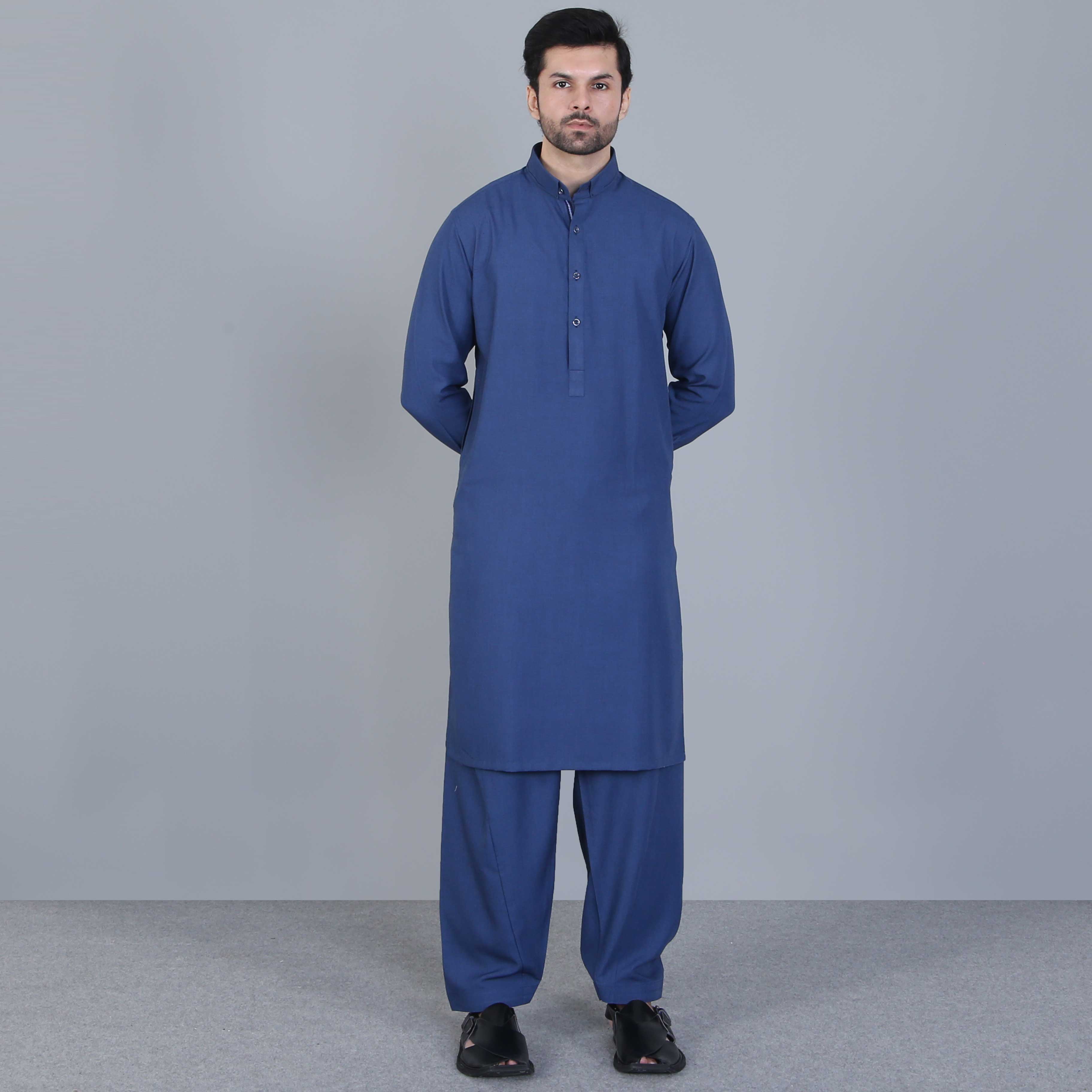 SHALWAR QAMEEZ DENIM BLUE(ART226)