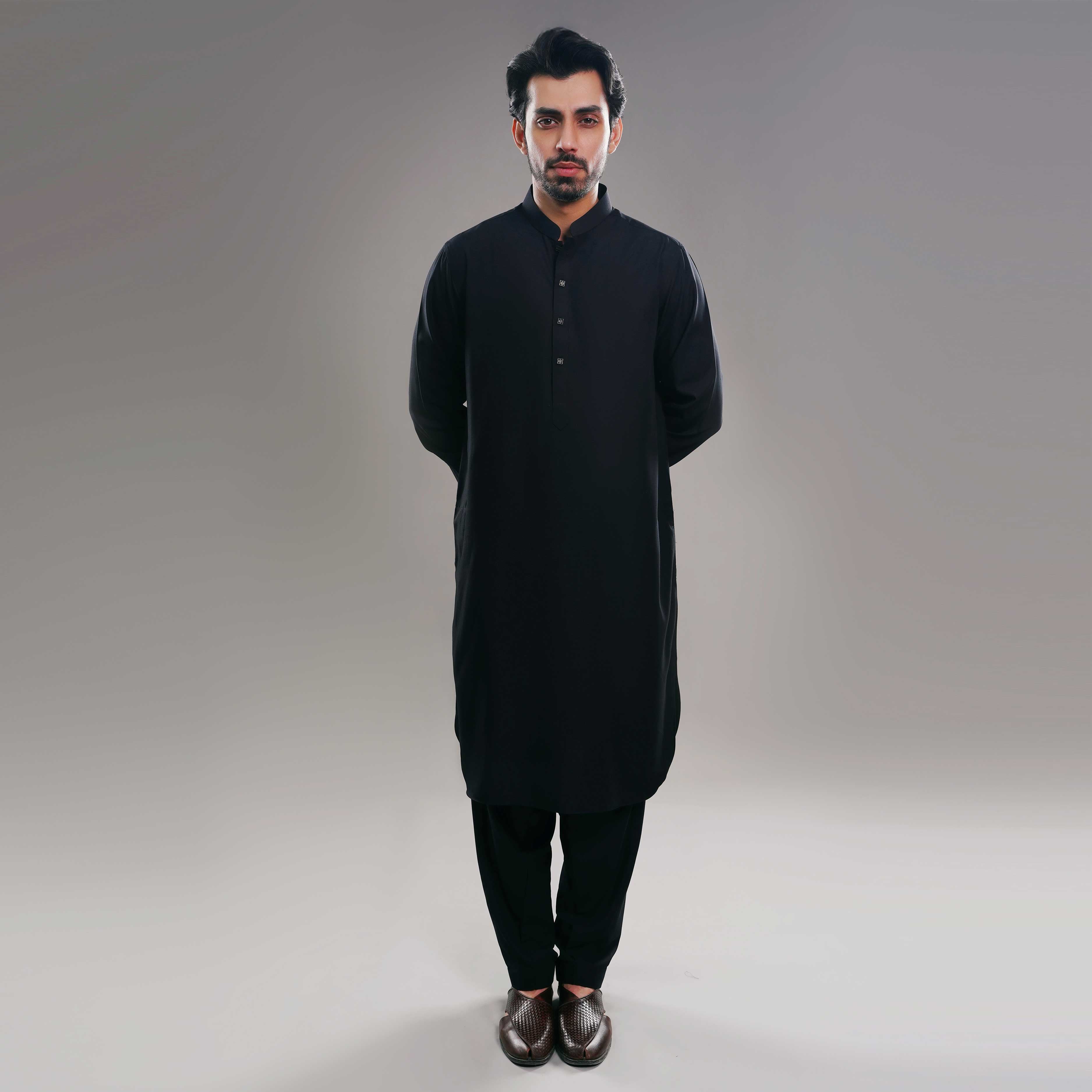 TIMELESS BLACK SHALWAR QAMEEZ(ART243)