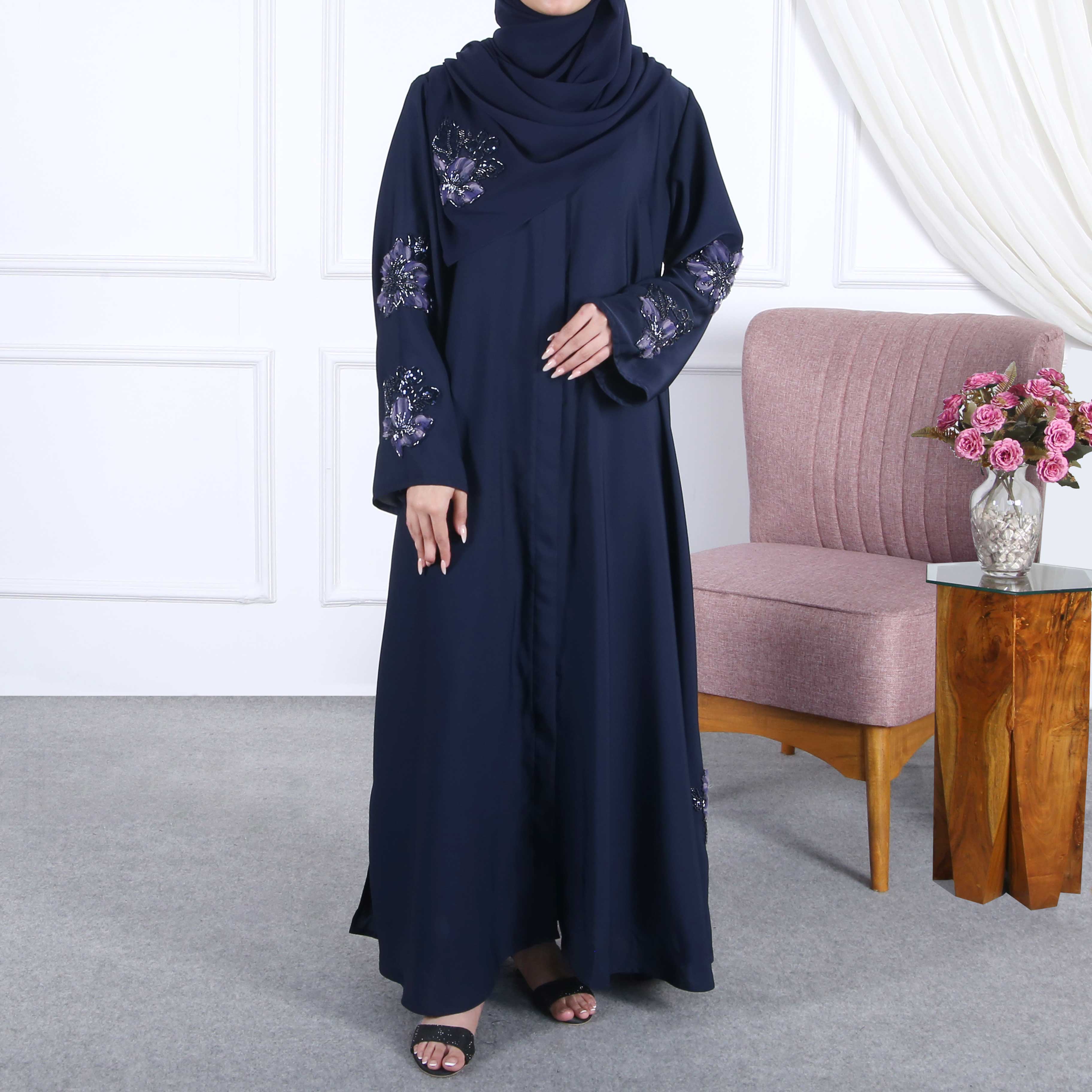 AZURE EMBRACE SHINE ABAYA (RB916)