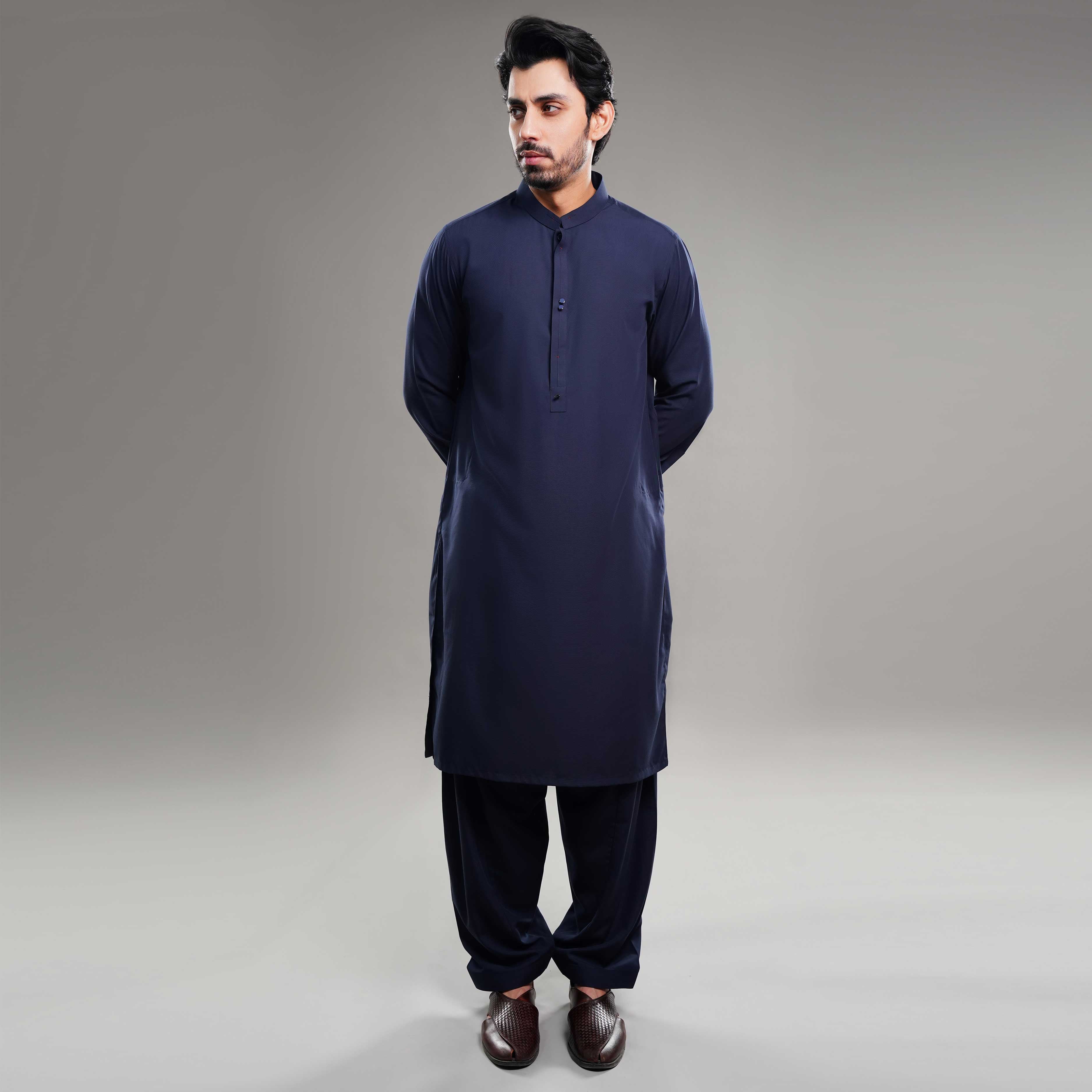 CLASSIC NAVY BLUE SHALWAR QAMEEZ(ART246)