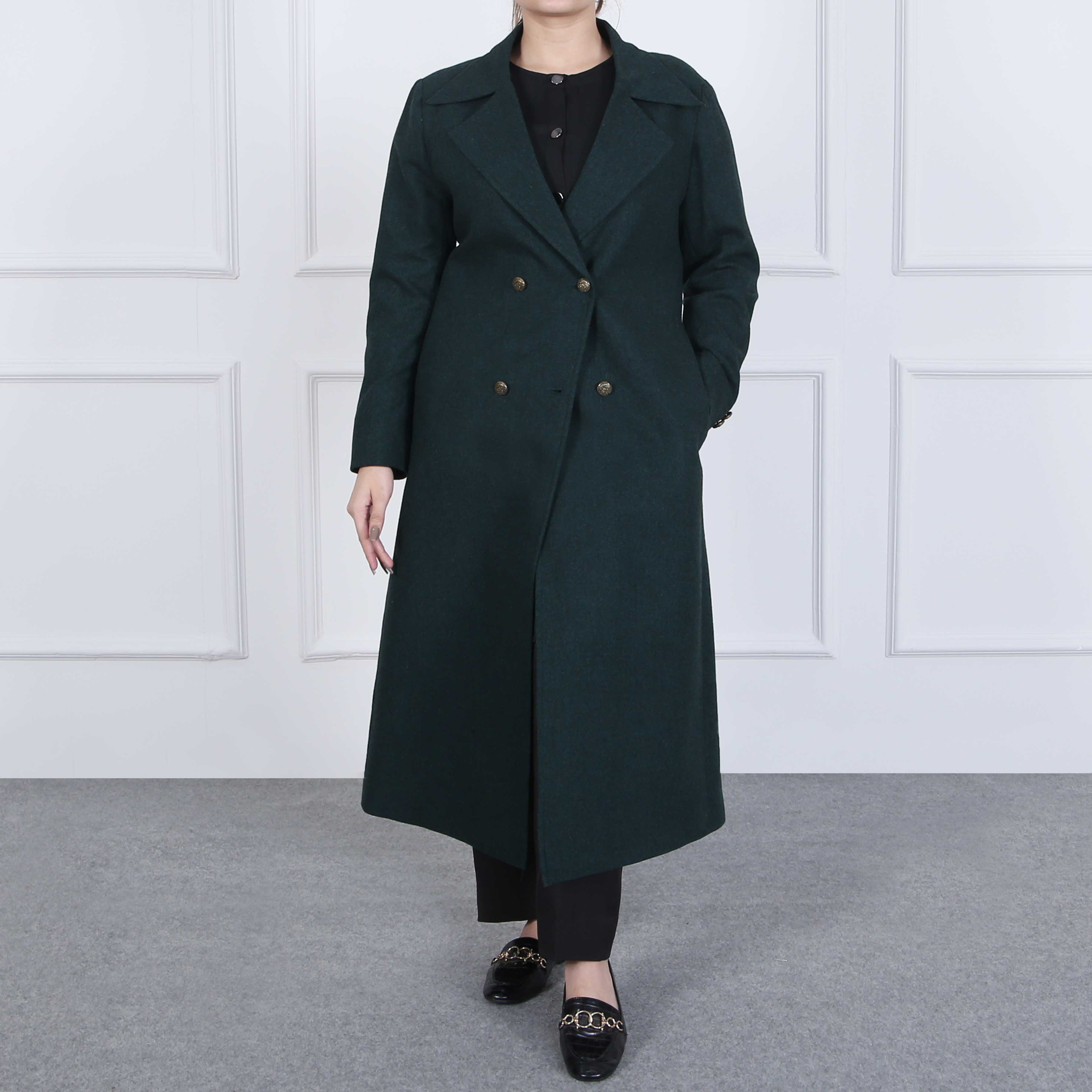 PINE GREEN COAT(ST947)