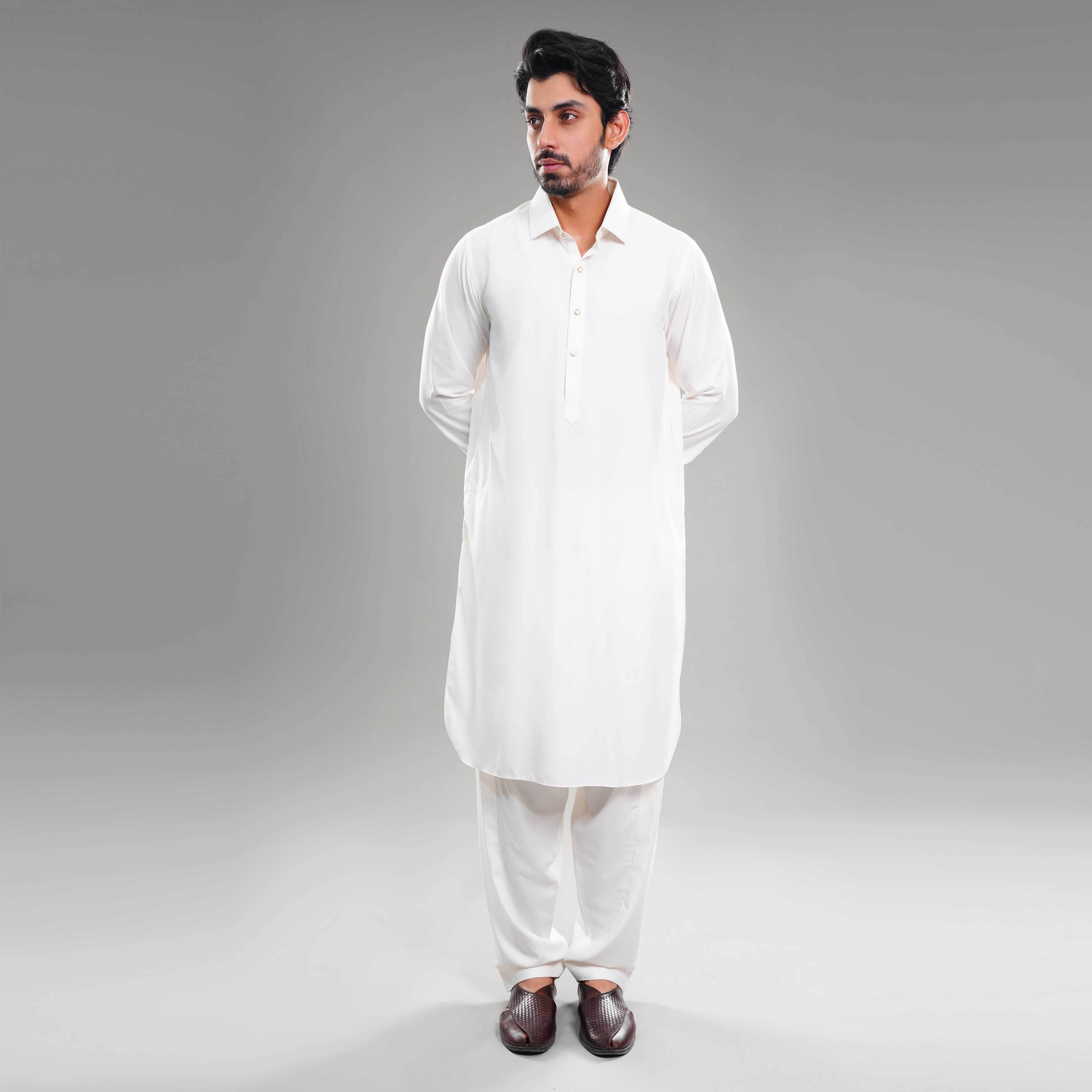 IVORY PEARL SHALWAR QAMEEZ(ART247)