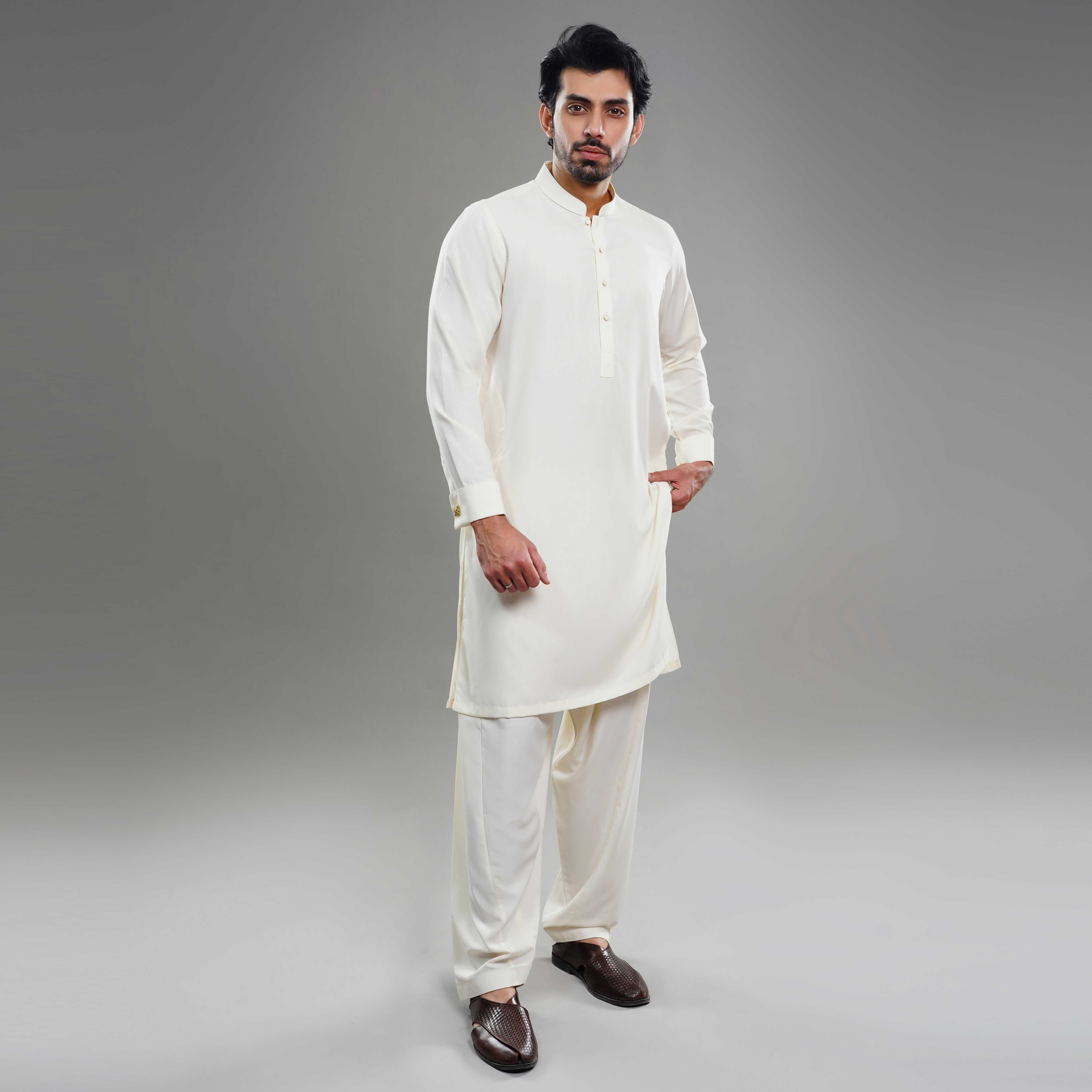 CLASSIC OFFWHITE SHALWAR QAMEEZ(ART248)