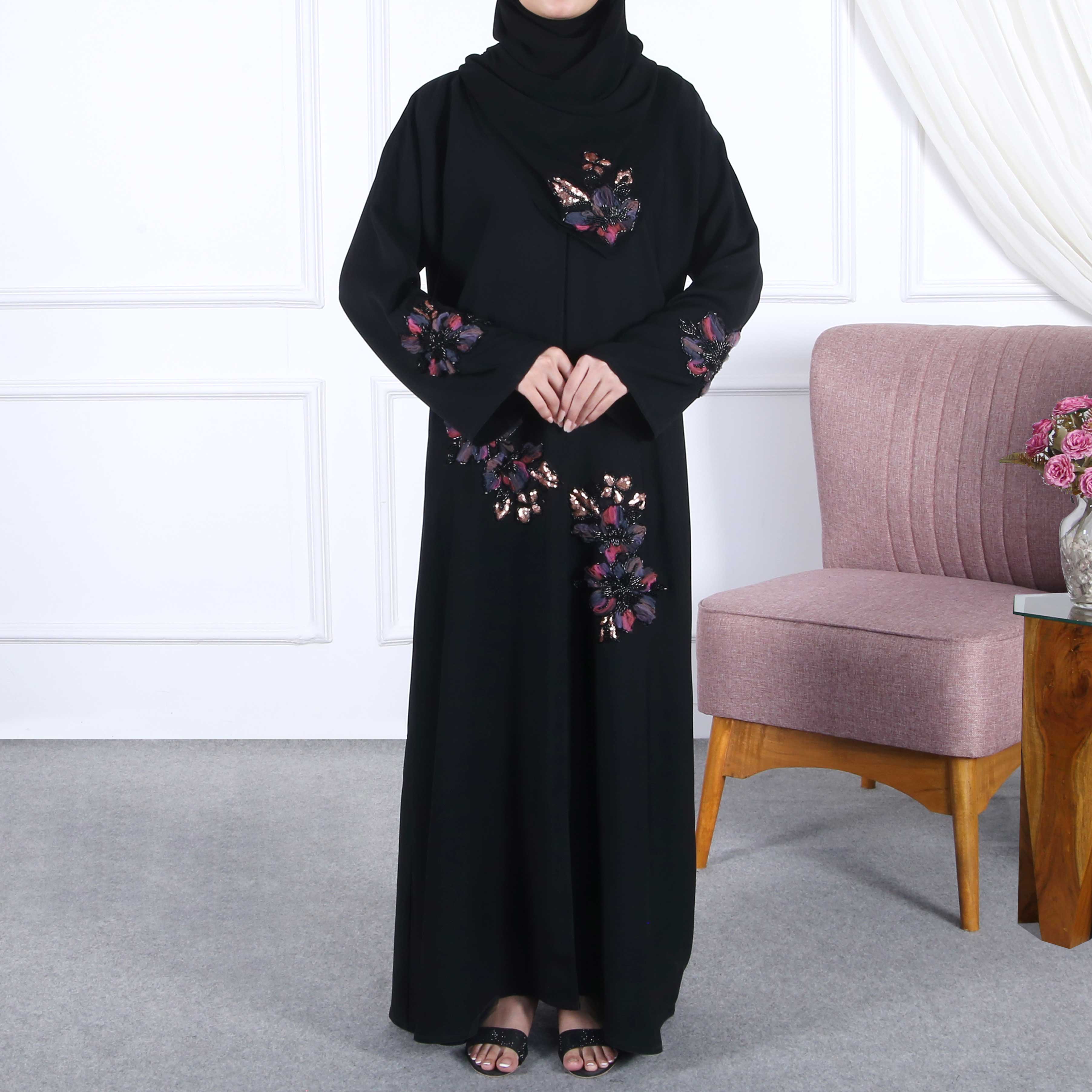 OBSIDIAN SHINE ABAYA (RB914)