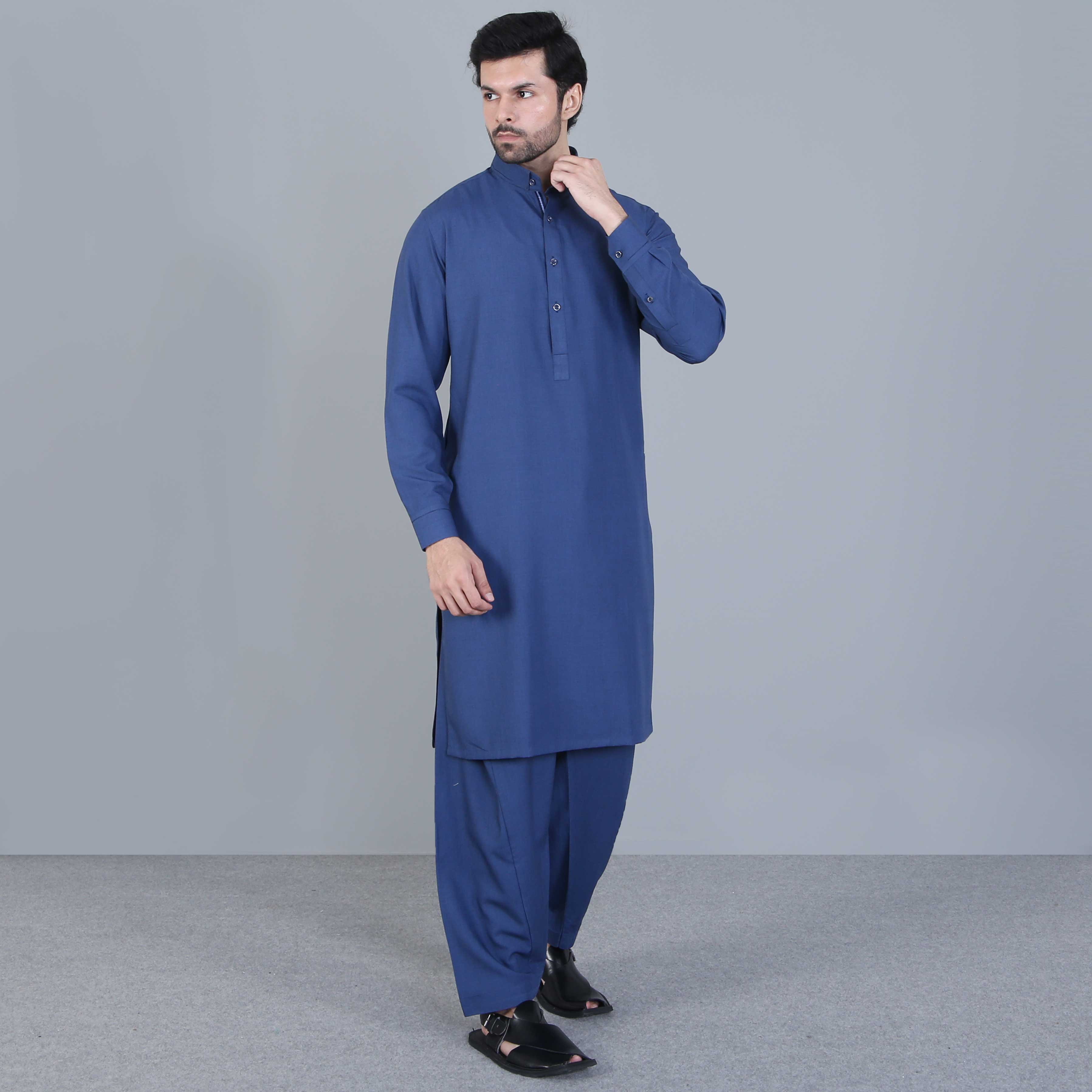 SHALWAR QAMEEZ DENIM BLUE(ART226)