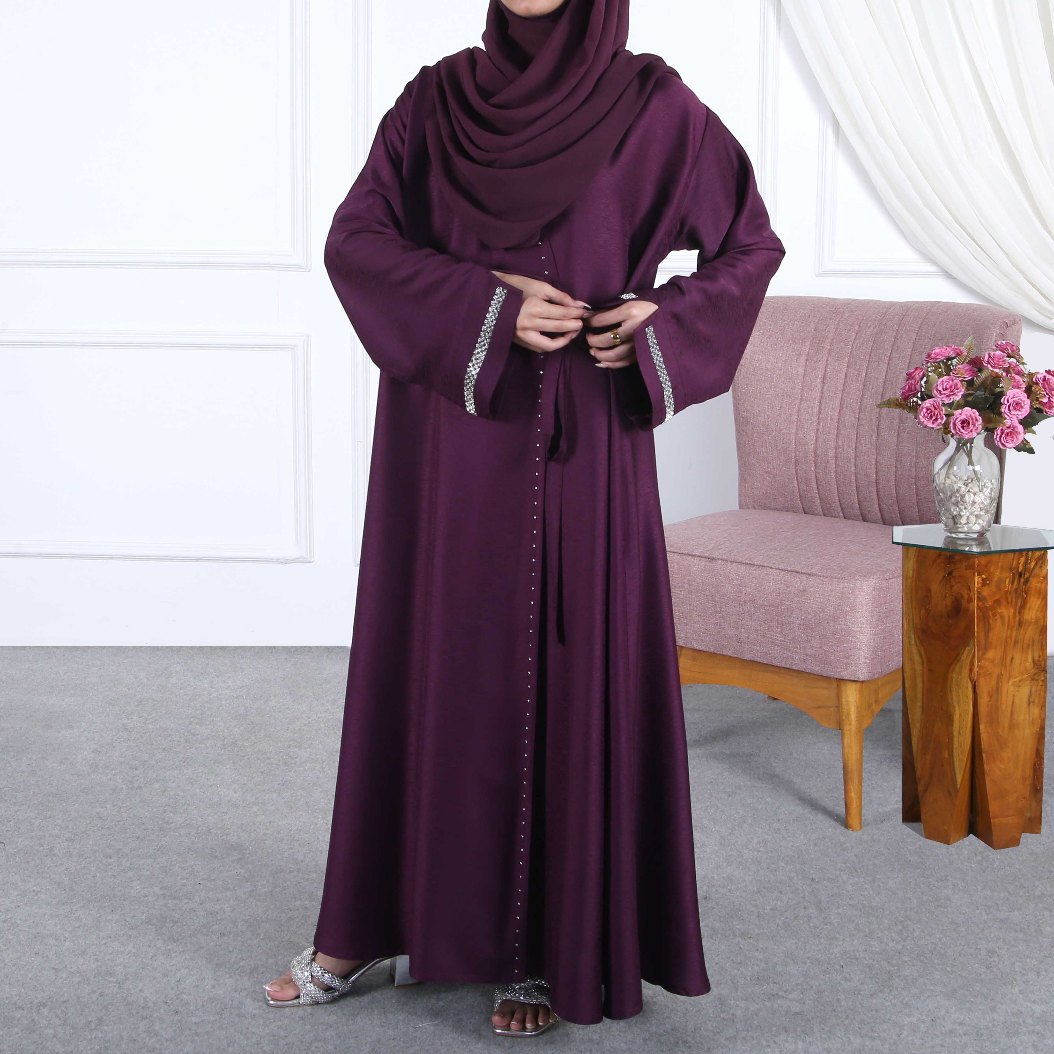 ROYAL PURPLE ABAYA(RB886)