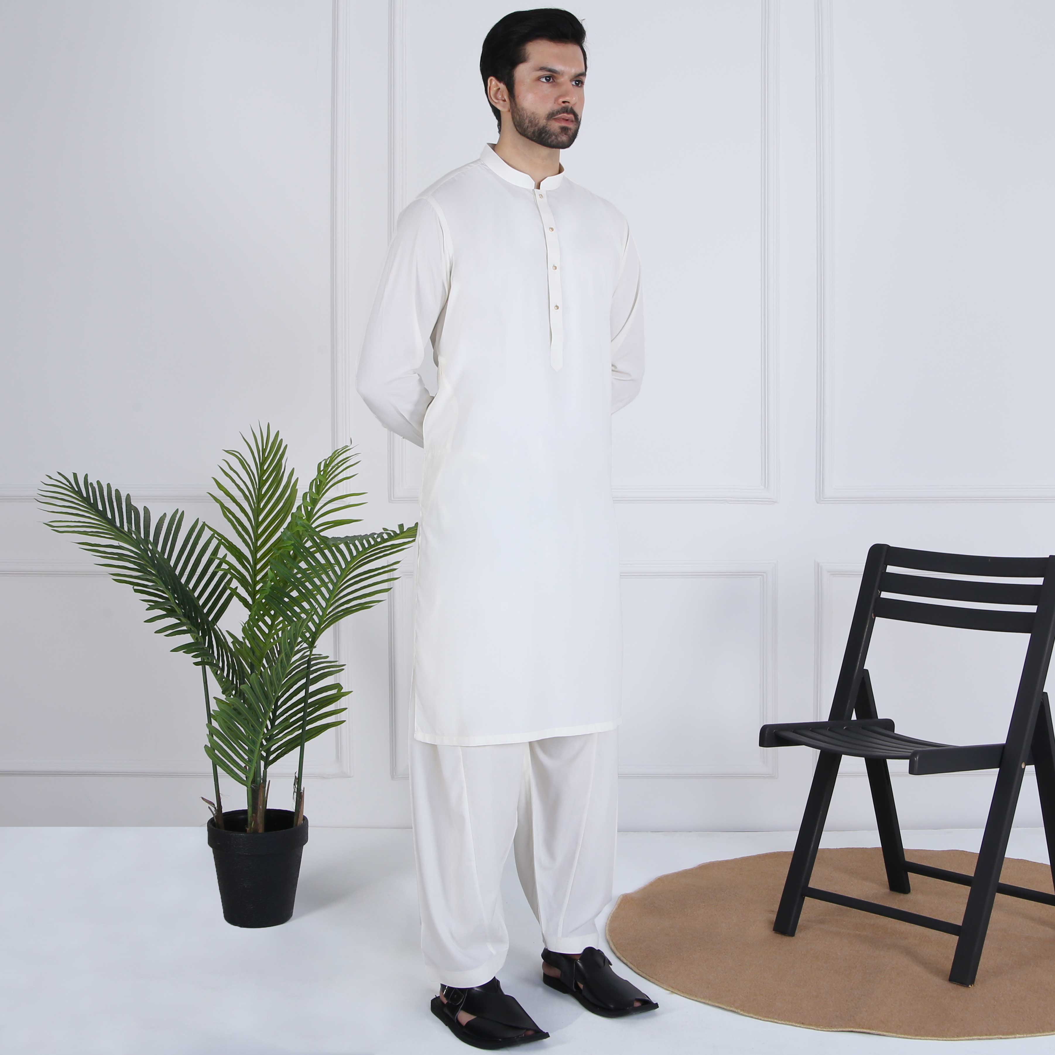 OFF WHITE SHALWAR QAMEEZ(ART212)