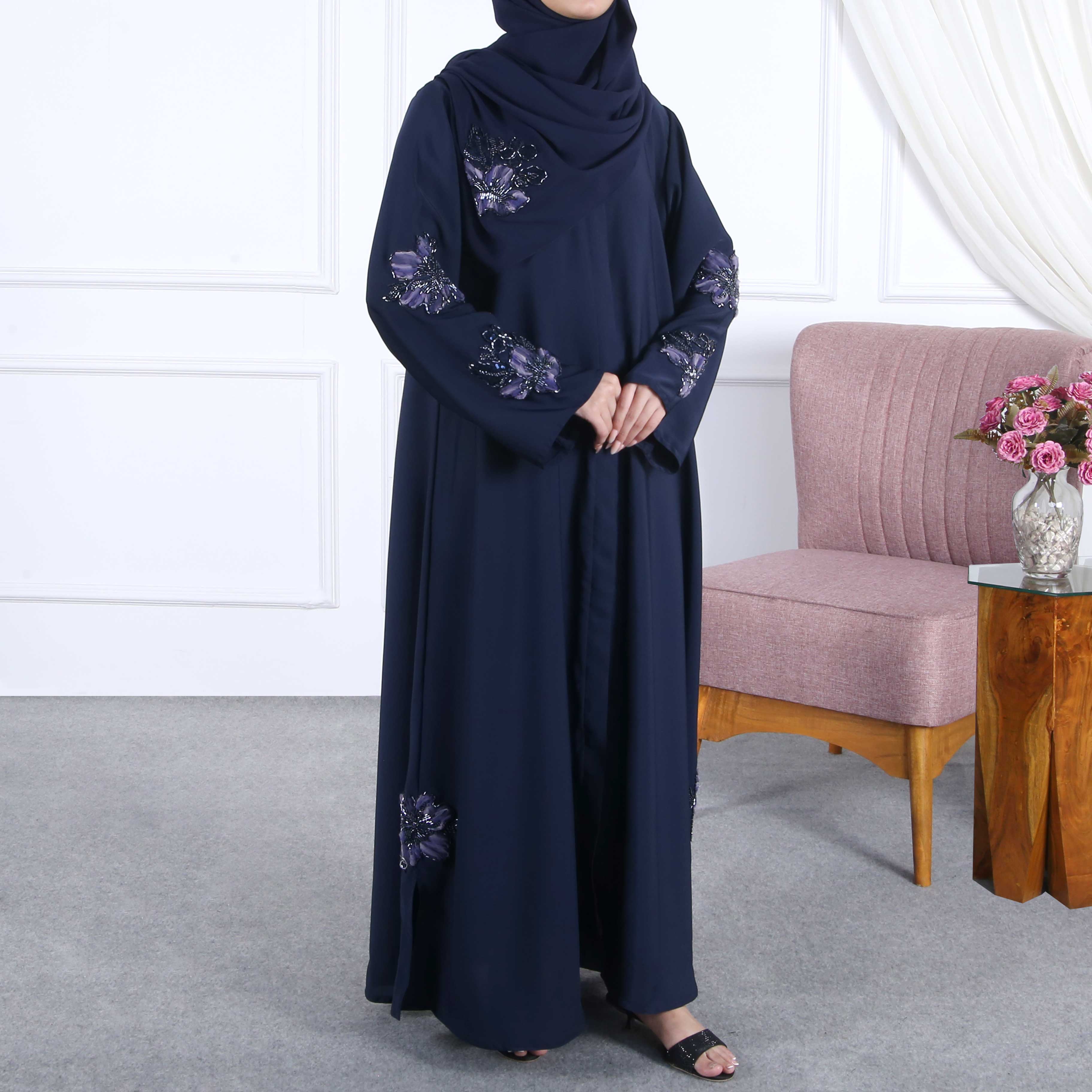 AZURE EMBRACE SHINE ABAYA (RB916)