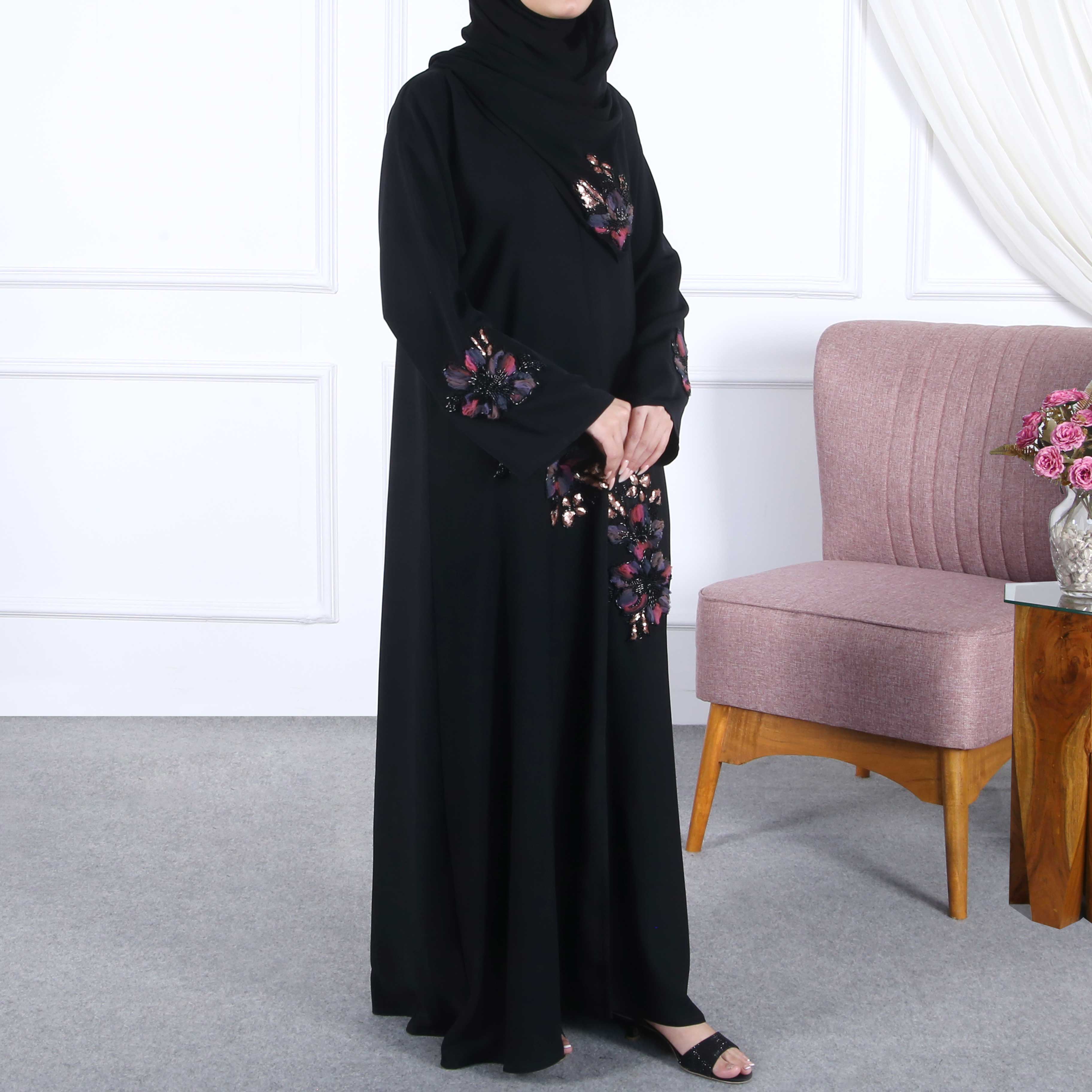 OBSIDIAN SHINE ABAYA (RB914)