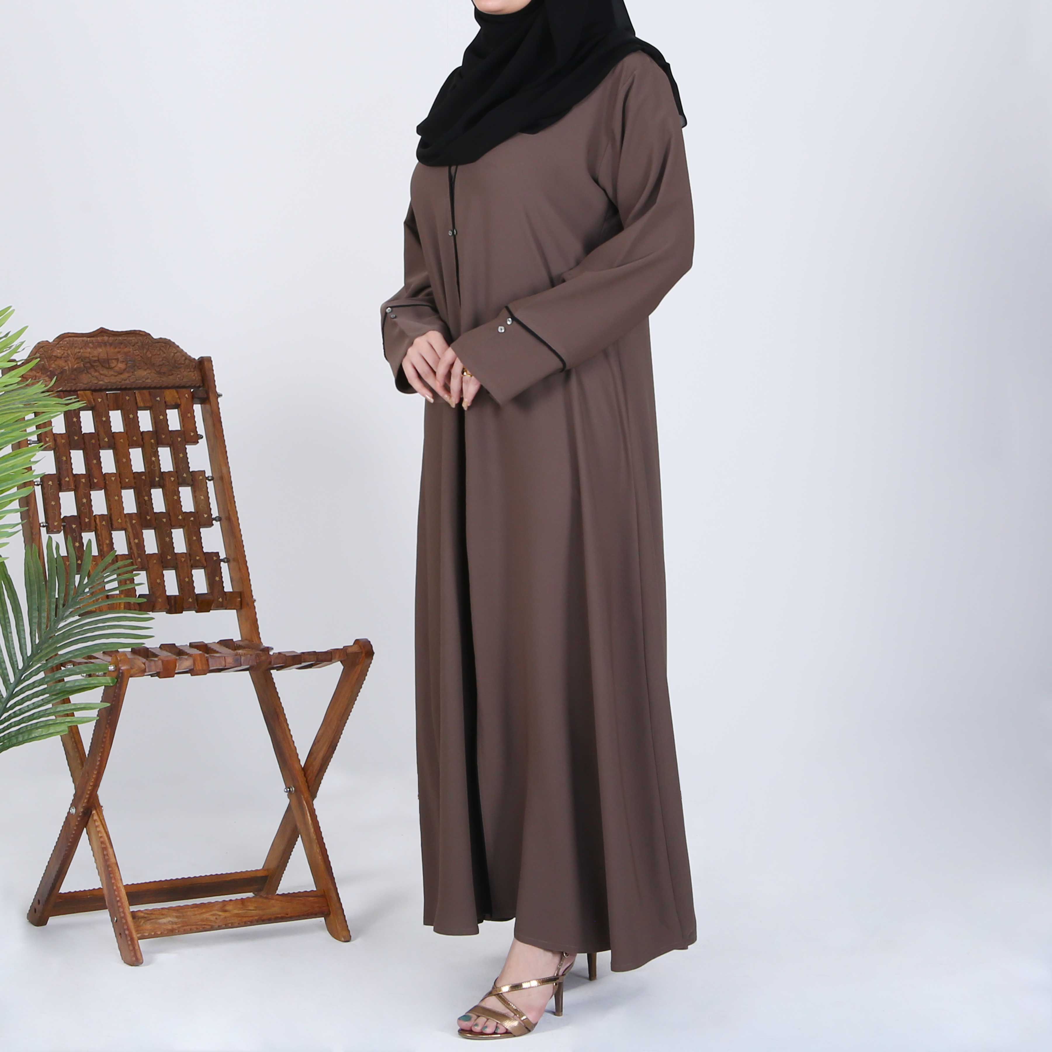 PINE BROWN ABAYA(PR890)