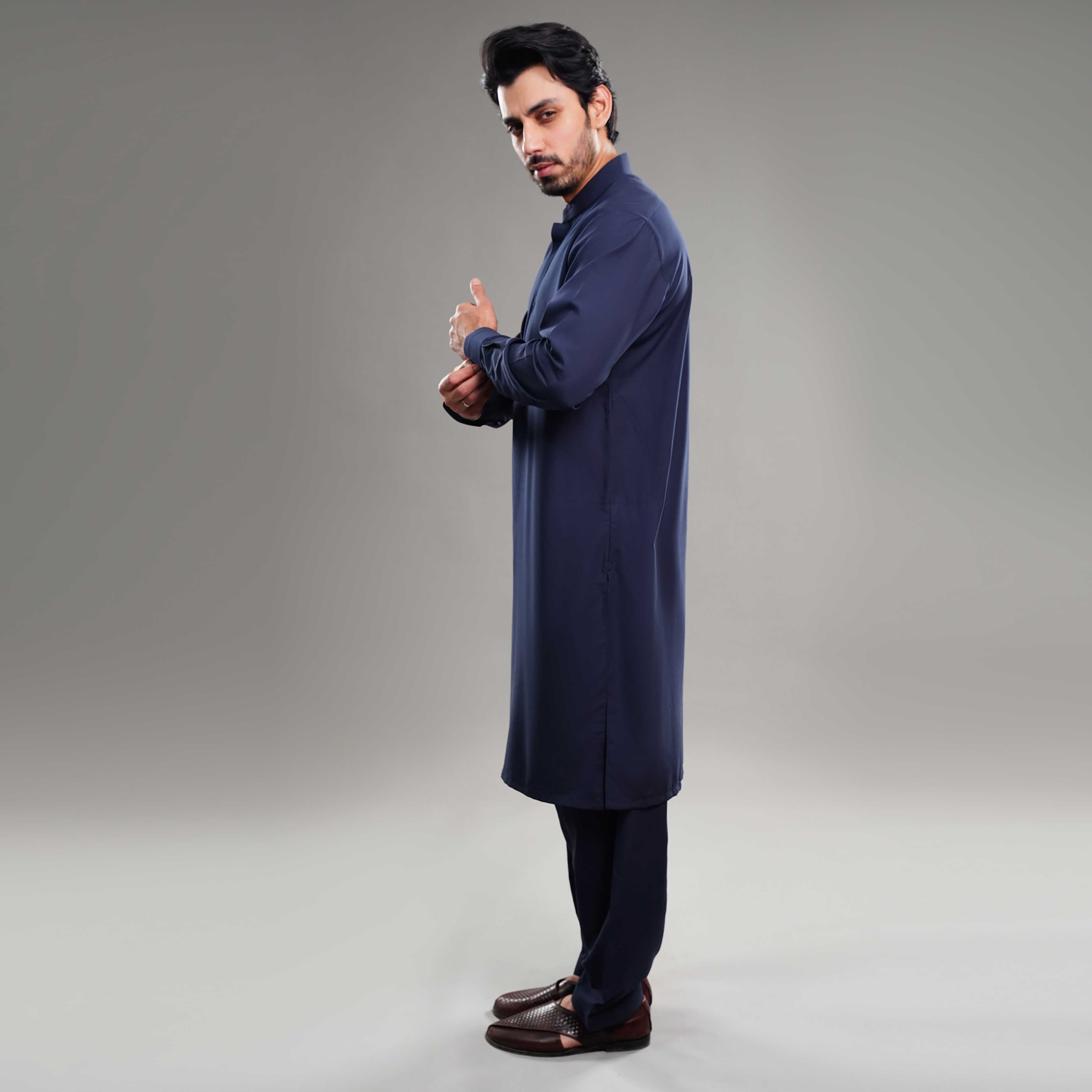 CLASSIC NAVY BLUE SHALWAR QAMEEZ(ART246)