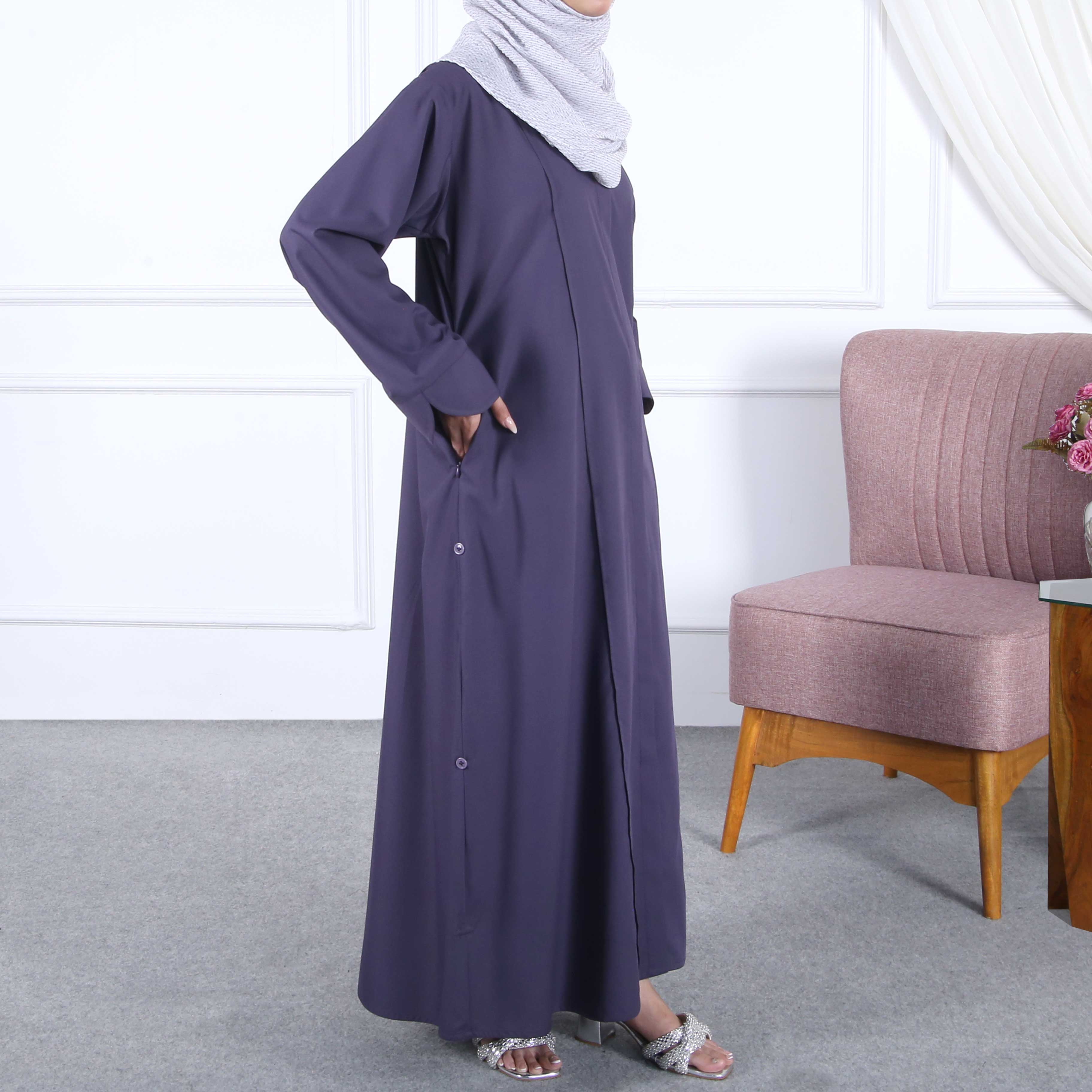 GRAPE PURPLE ABAYA (PR883)