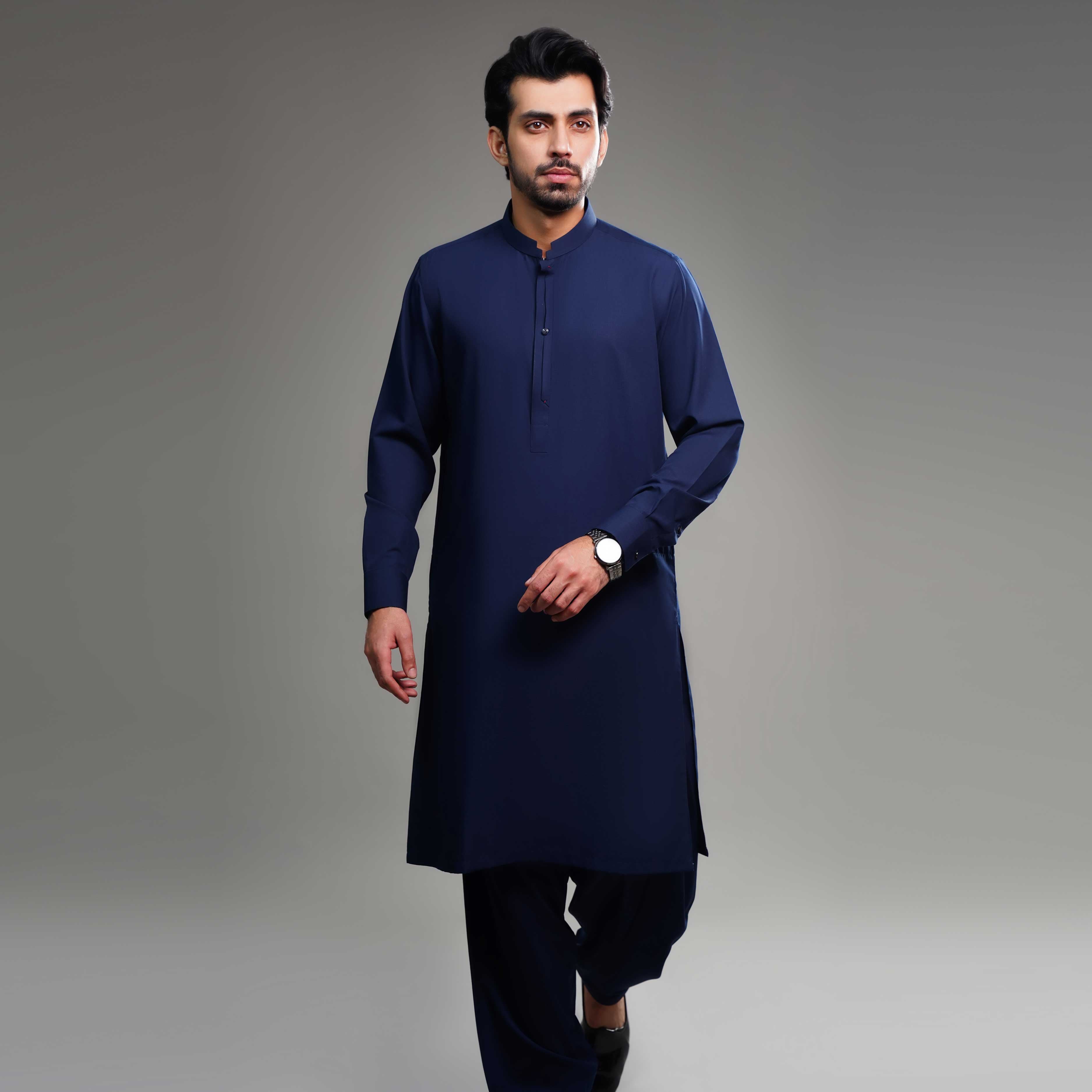 CLASSIC NAVY BLUE SHALWAR QAMEEZ(ART246)