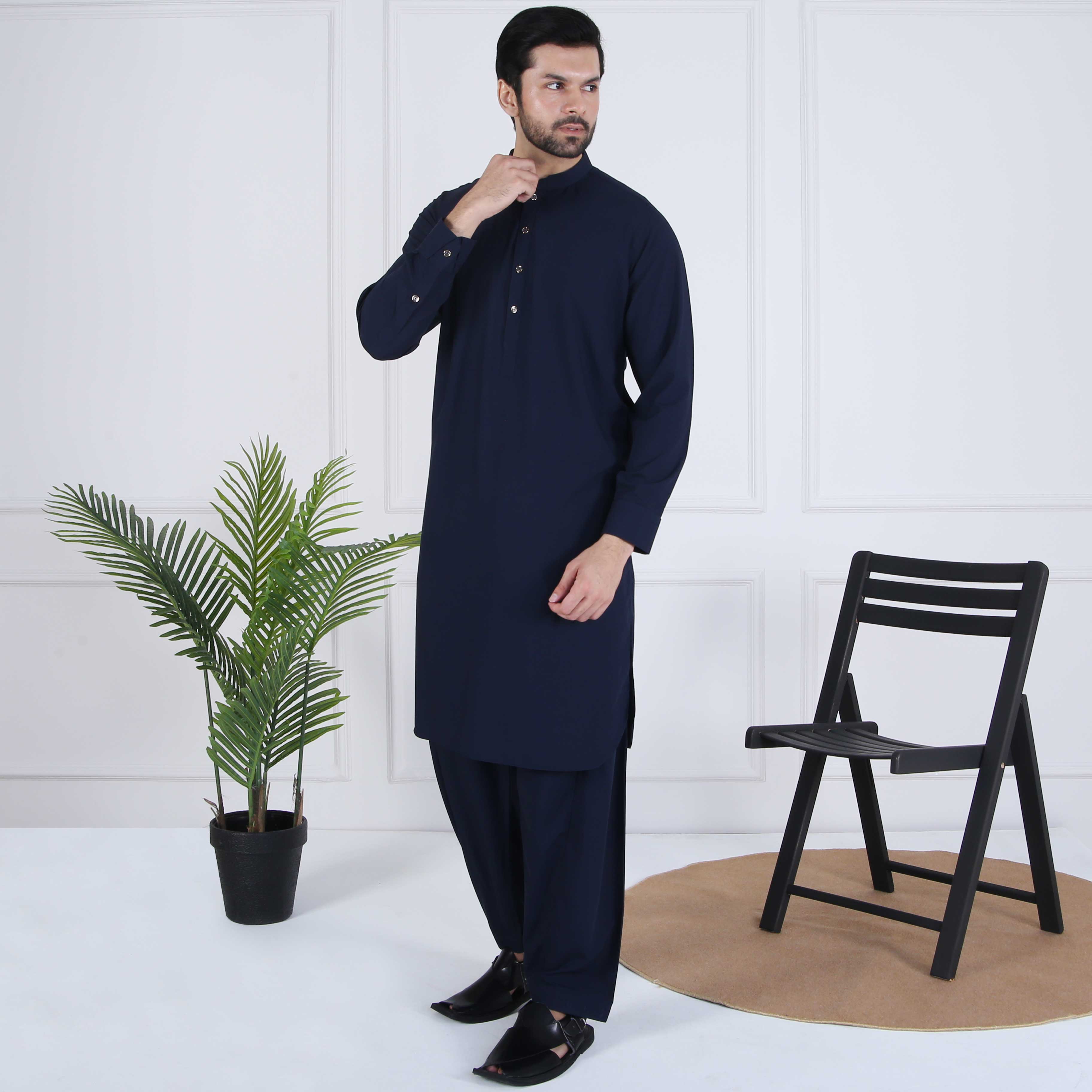 NAVY BLUE SHALWAR QAMEEZ(ART198)