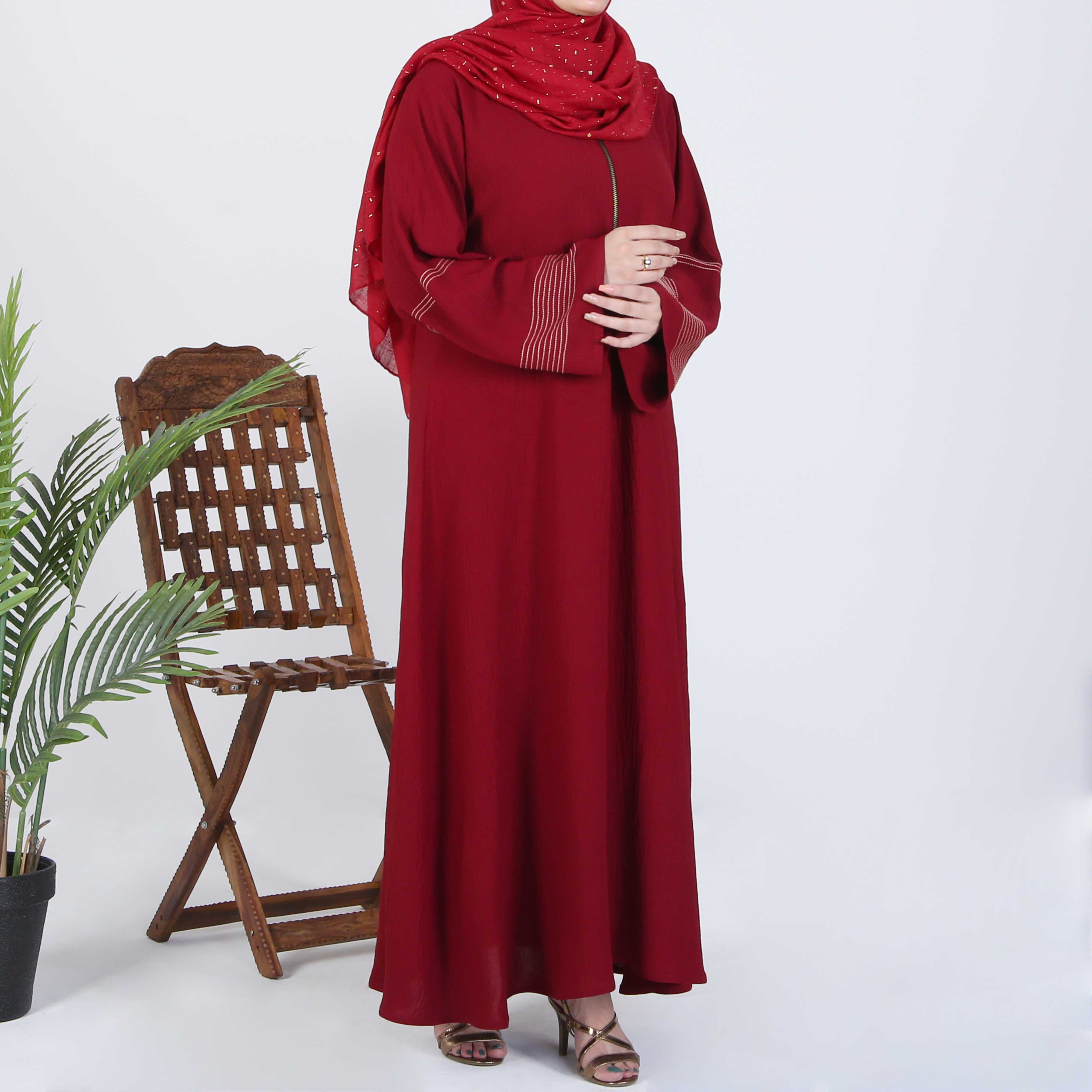 CHERRY WOOD RED ABAYA(RB884)