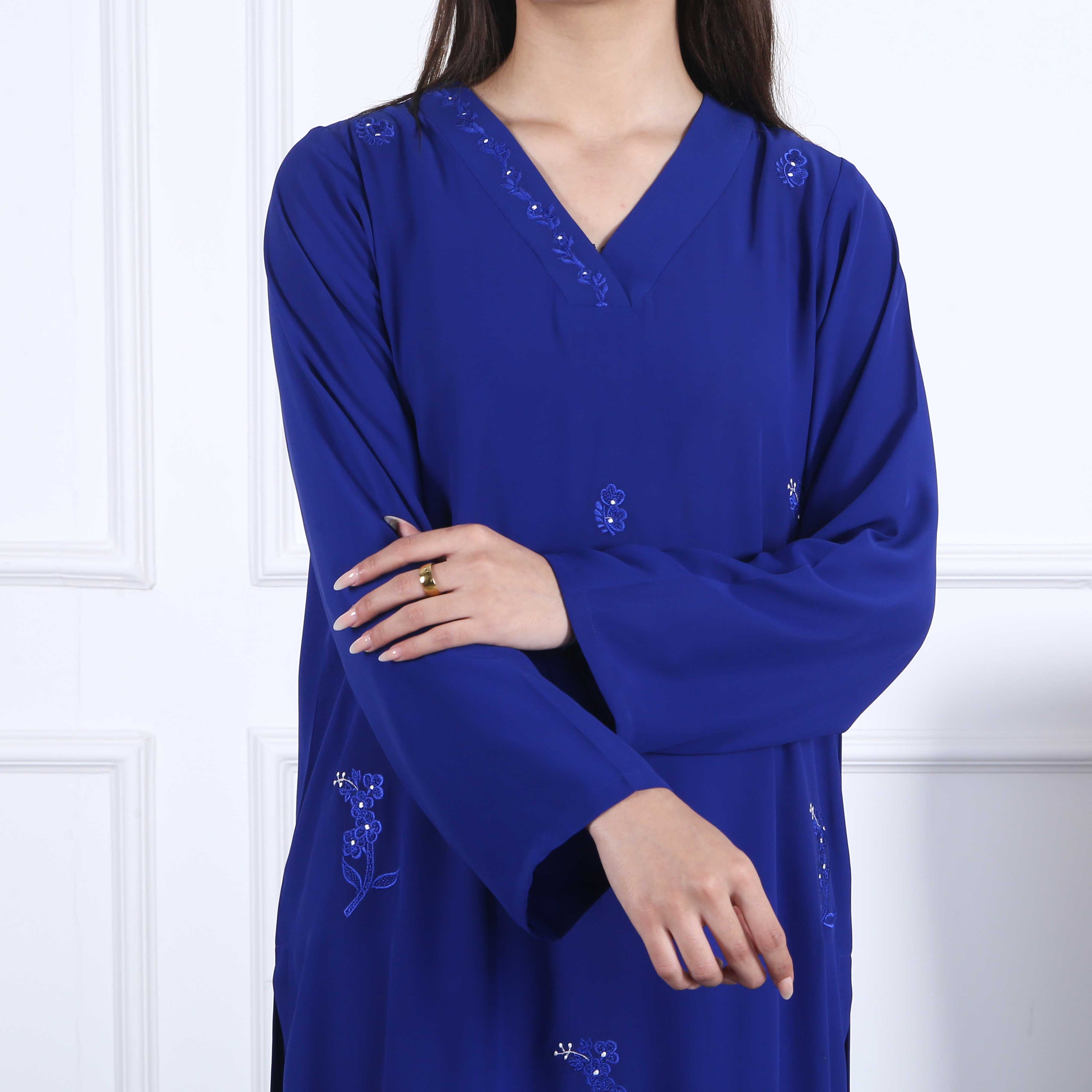 CHIC AND CLASSY MIDNIGHT BLUE 2PC SUIT(ST987)