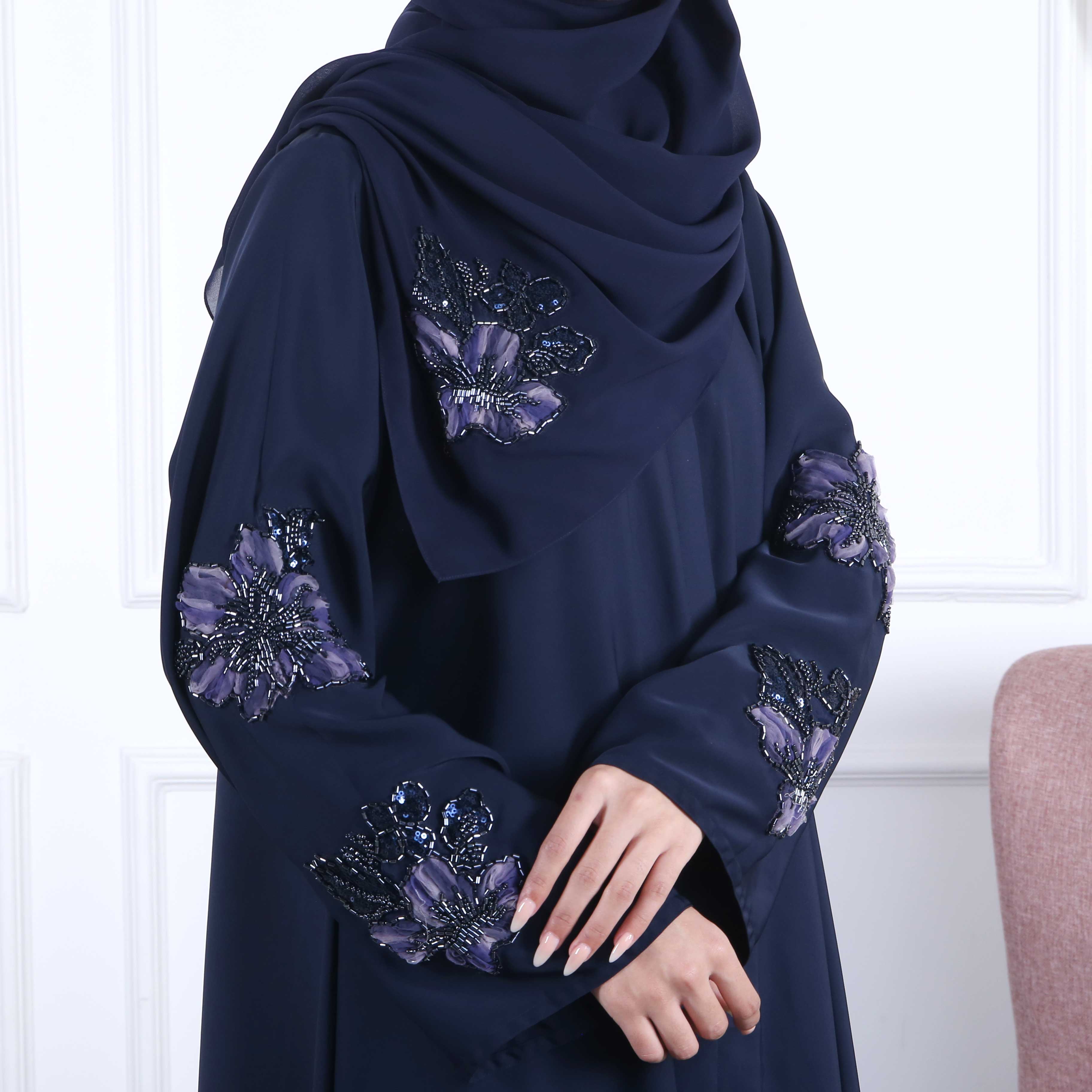 AZURE EMBRACE SHINE ABAYA (RB916)