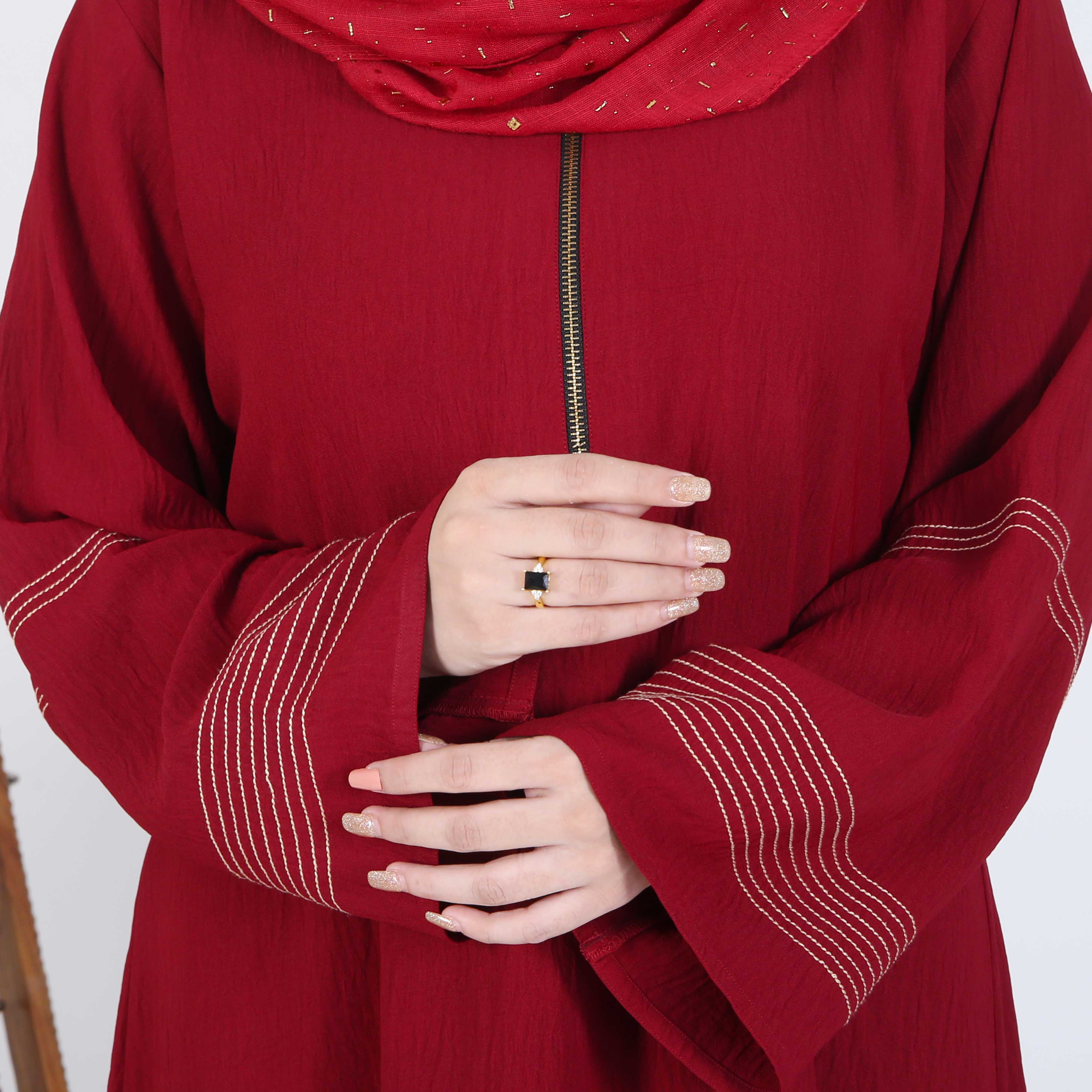 CHERRY WOOD RED ABAYA(RB884)