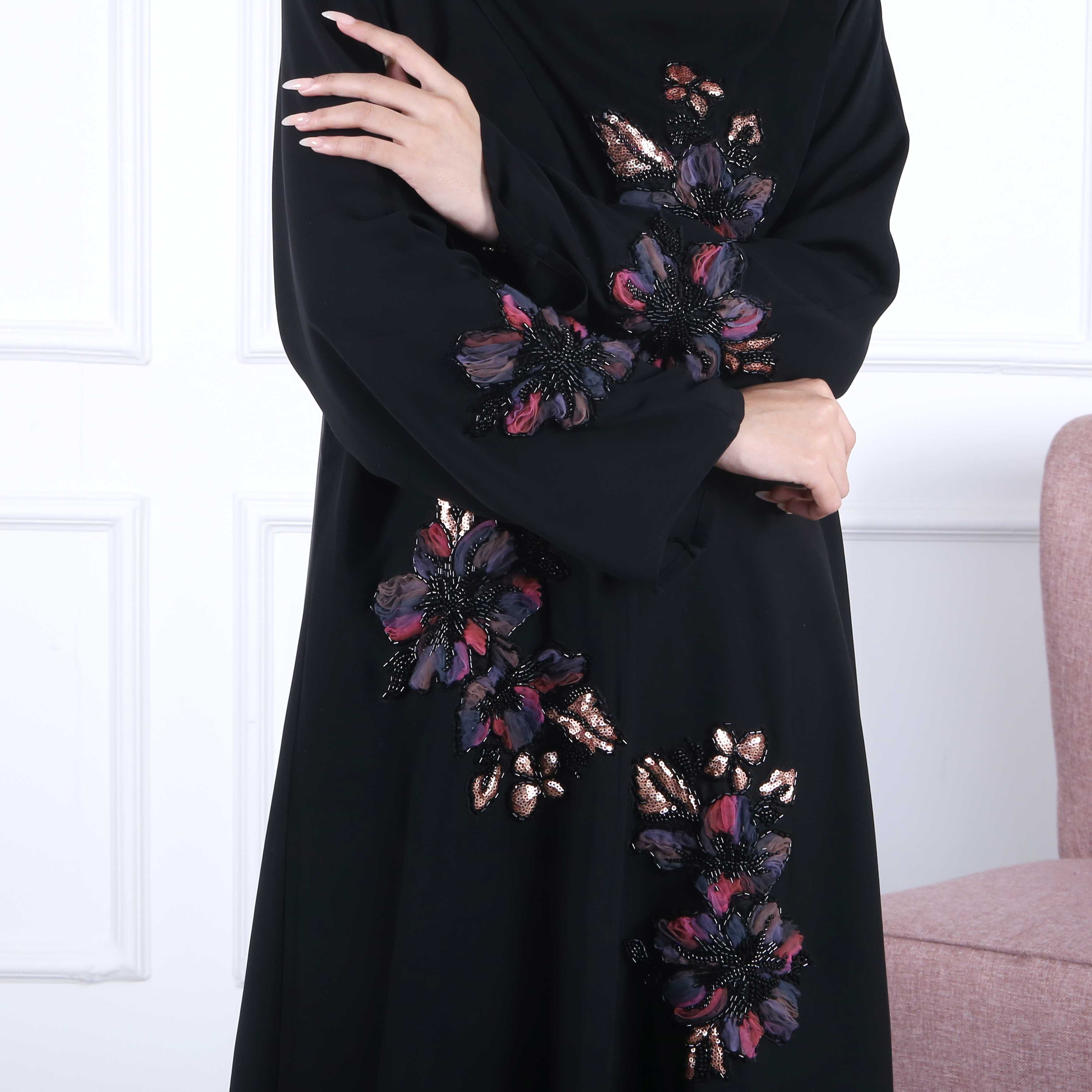 OBSIDIAN SHINE ABAYA (RB914)