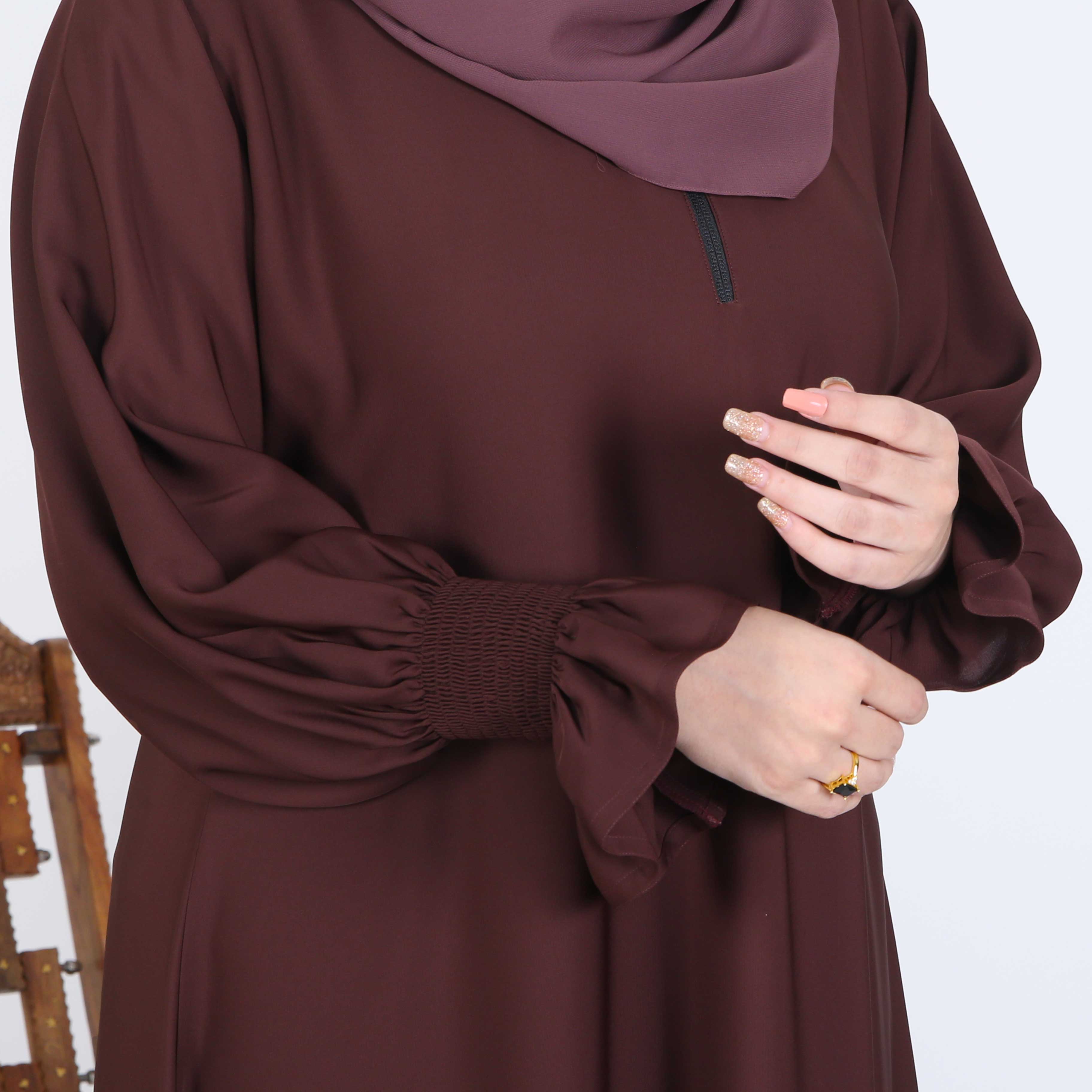 WOODY BROWN ABAYA(RB880)