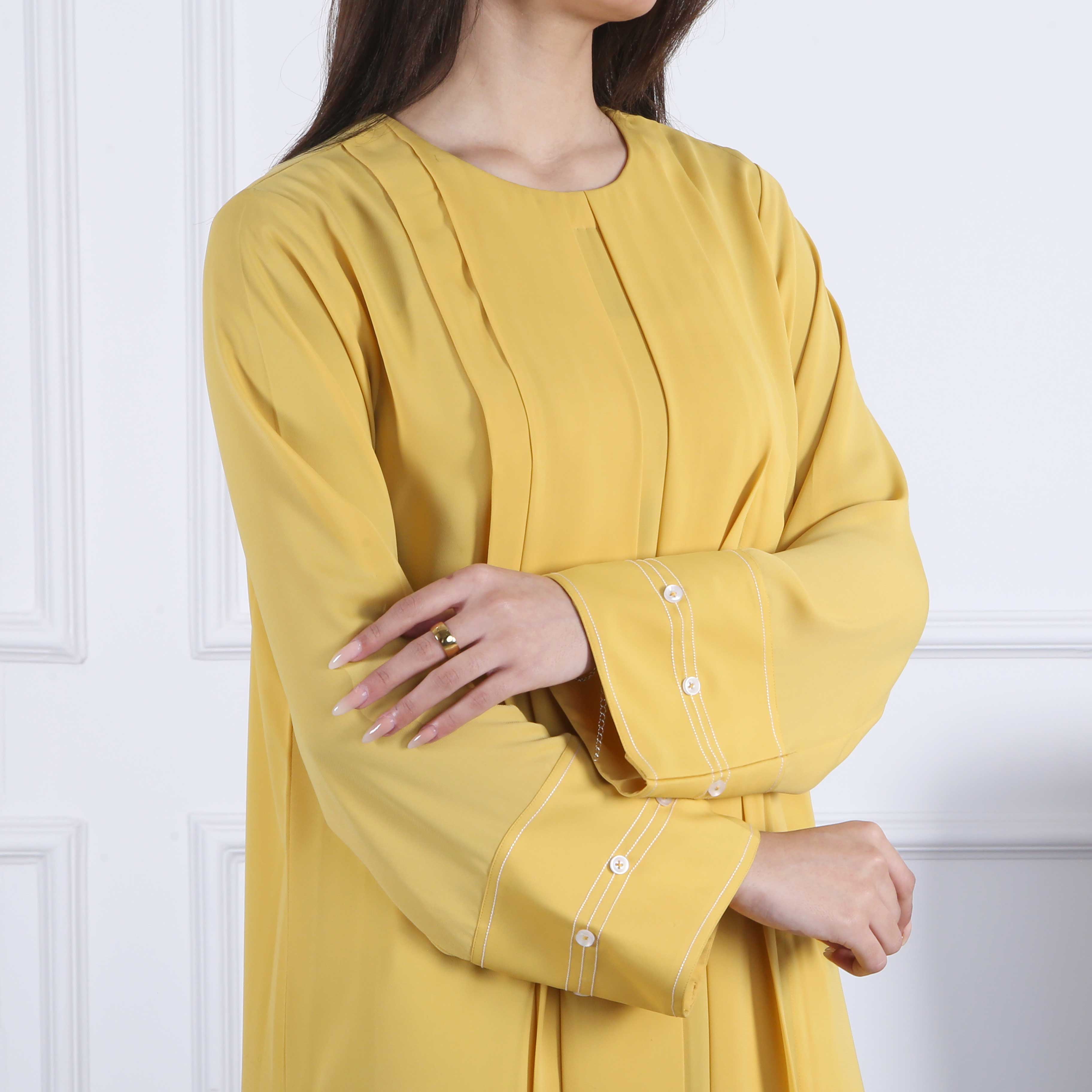 BOLD AND BRIGHT YELLOW 2PC SUIT(ST990)