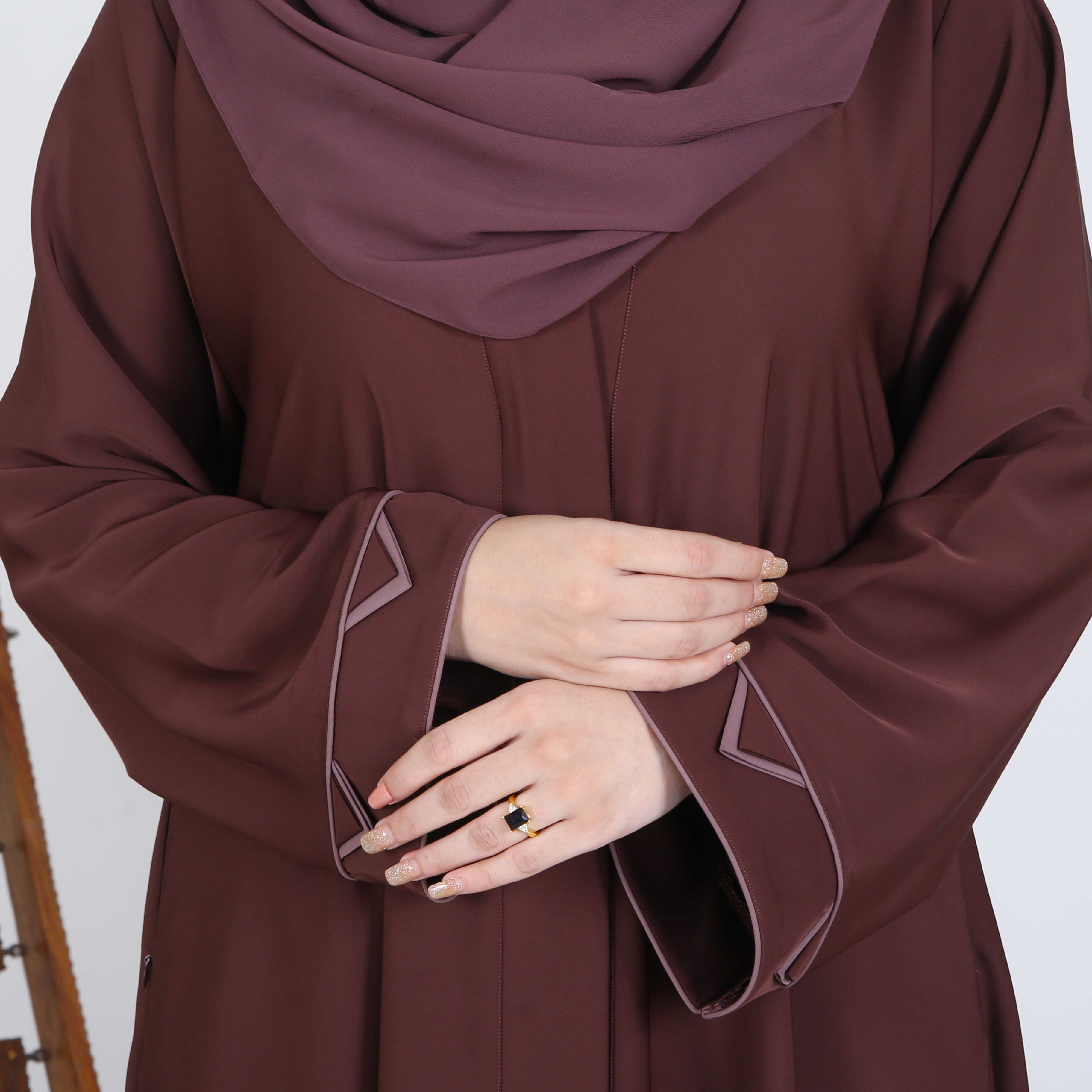 SEAL BROWN ABAYA(RB862)