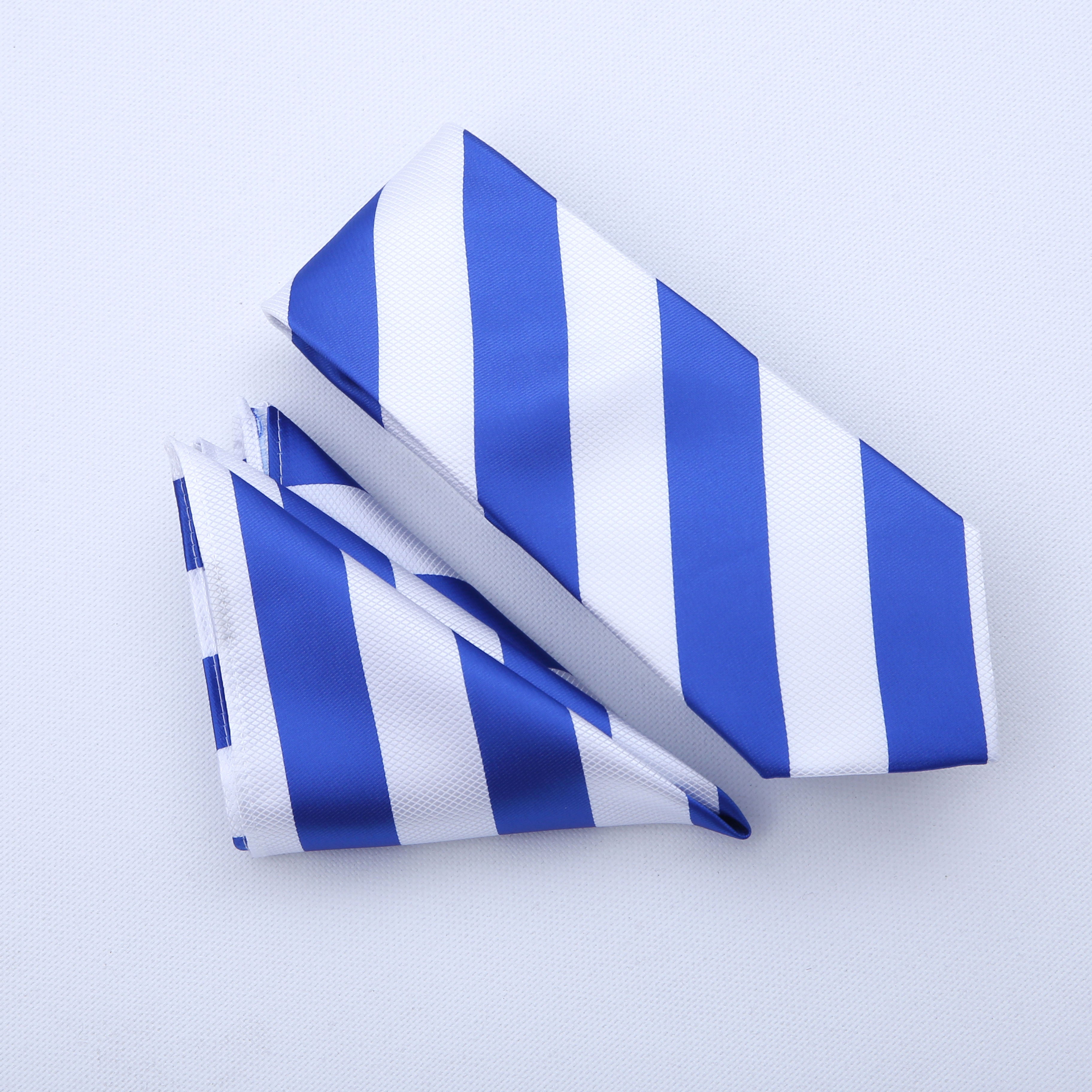 Marine Stripes tie & Pocket Square