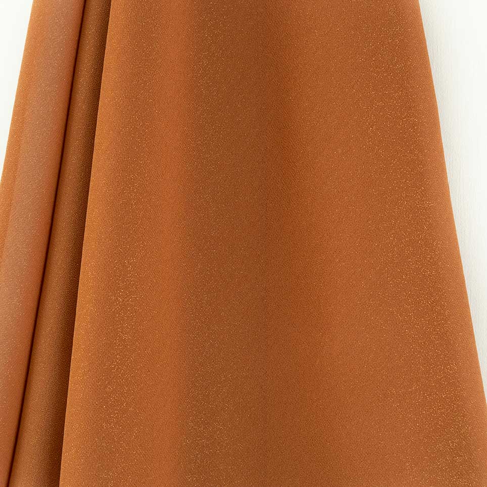 BROWN SHIMMER CHIFFON SCARF