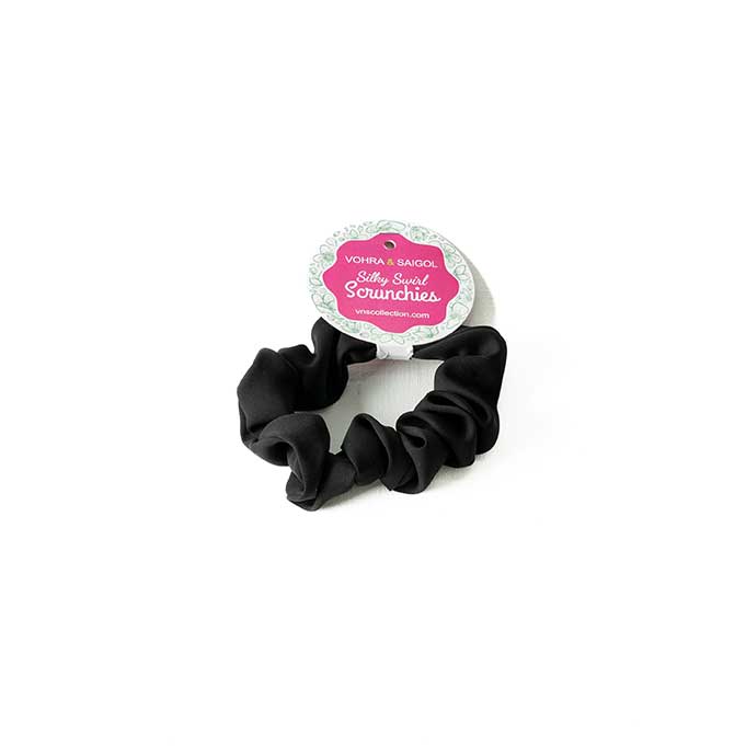 BLACK SCRUNCHIE